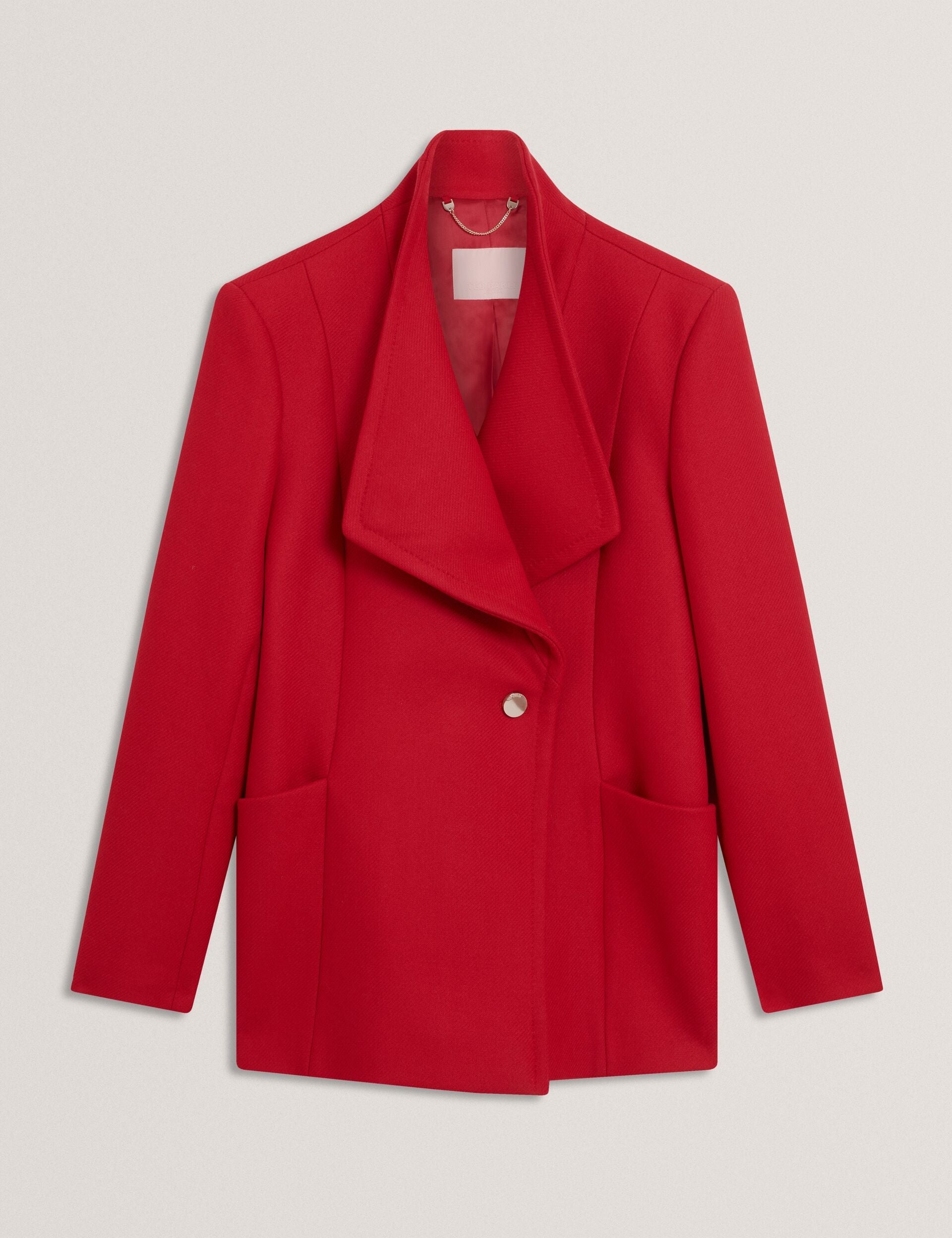 Ted Baker Evigna Wool Rich Hourglass Short Wrap Coat Women's