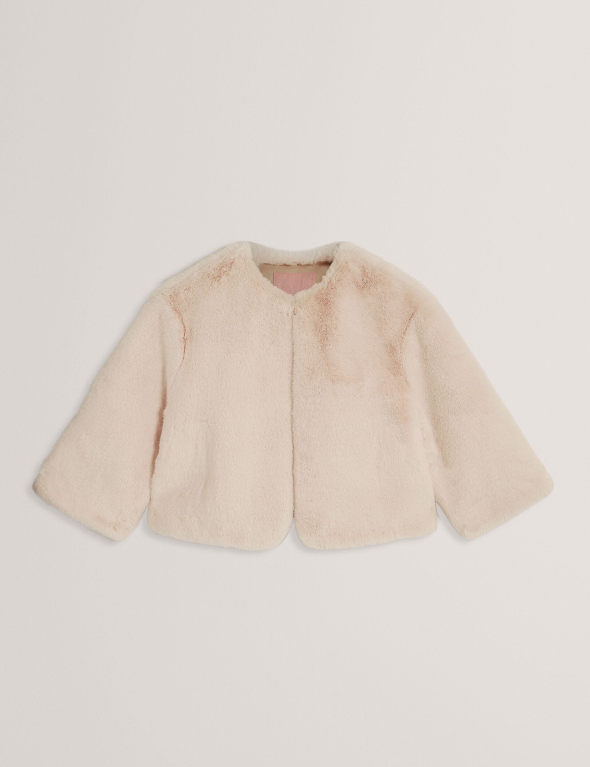 Ted Baker Primmra Faux Fur Open Cropped Jacket Women's