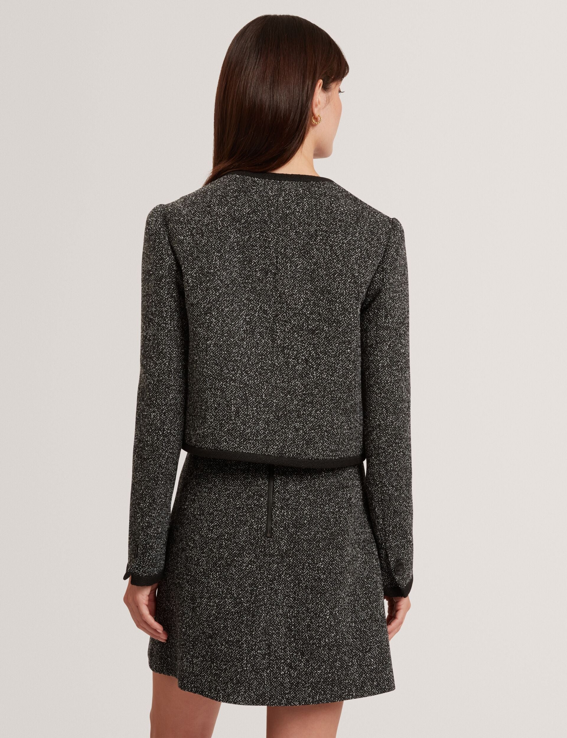 Ted Baker Ekaa Boucle Tailored Cropped Boxy Jacket Women's