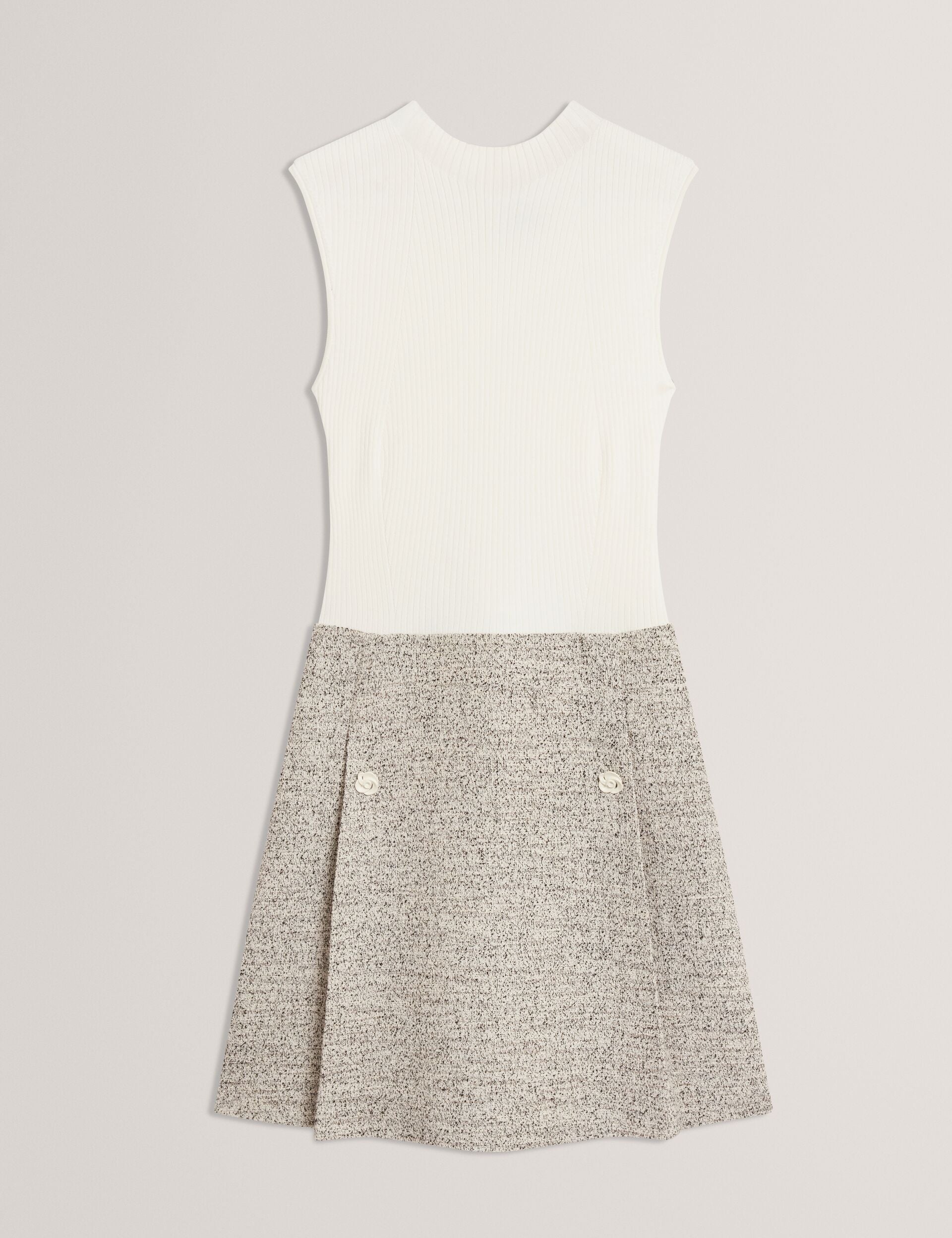 Ted Baker Ekaam Sleeveless Boucle Knit Mini Dress Women's
