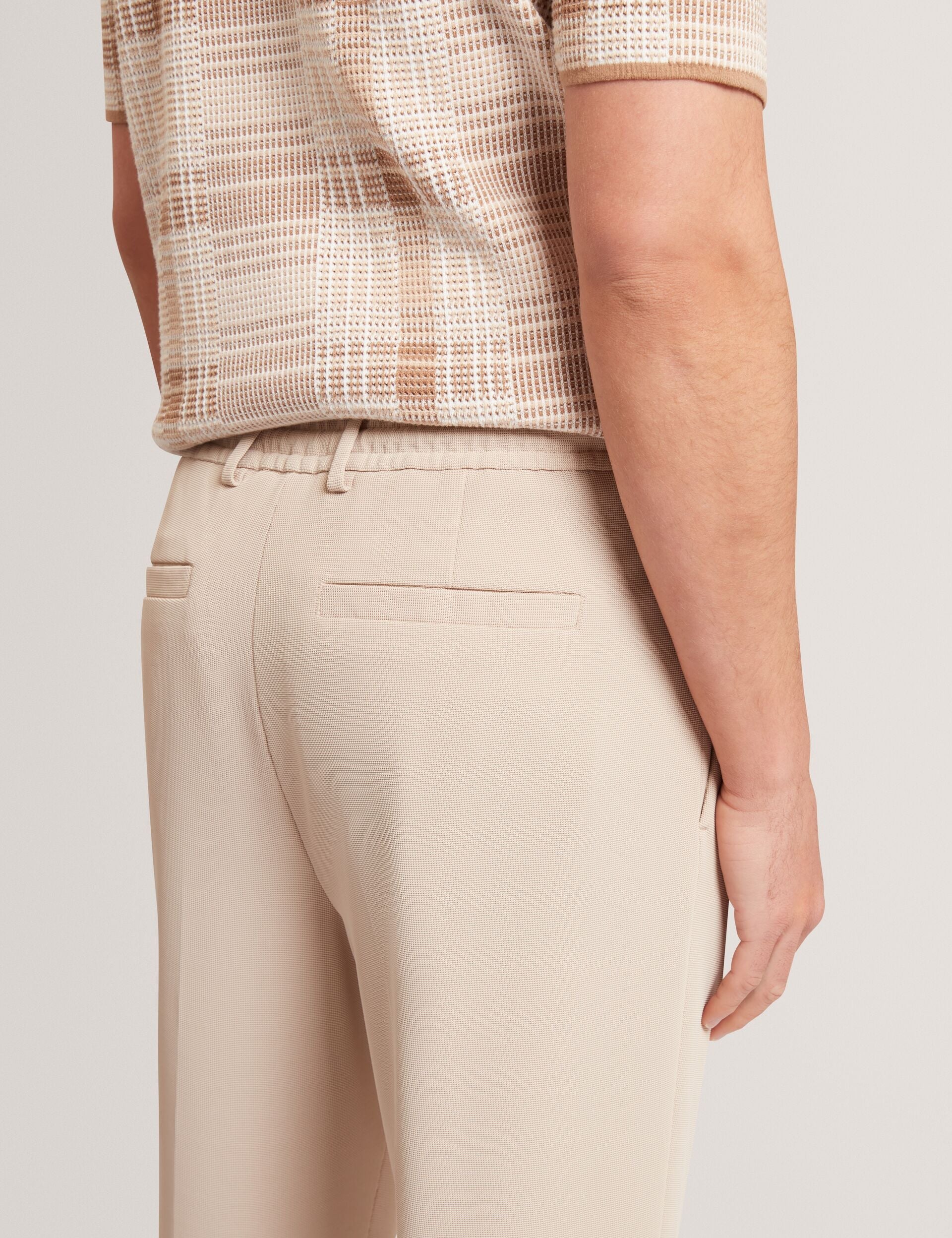 Ted Baker Cialdat Waffle Texture Tapered Leg Trousers