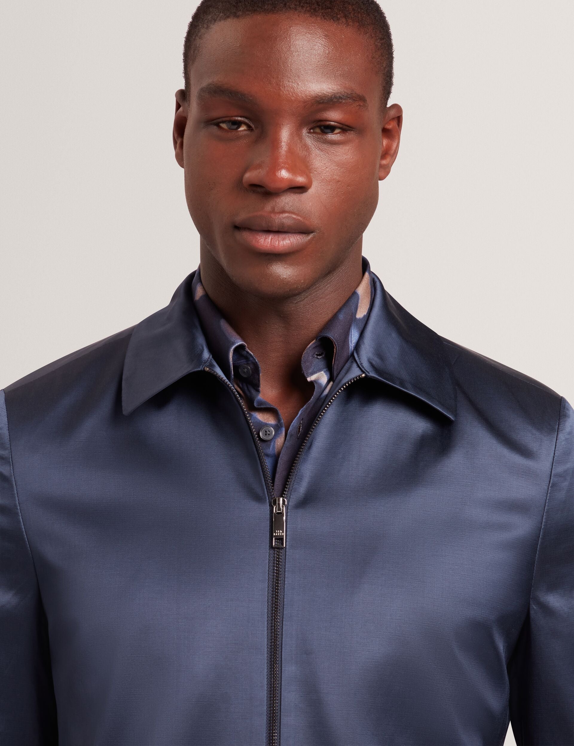 Ted Baker Fluidj Slim Fit Highshine Bomber