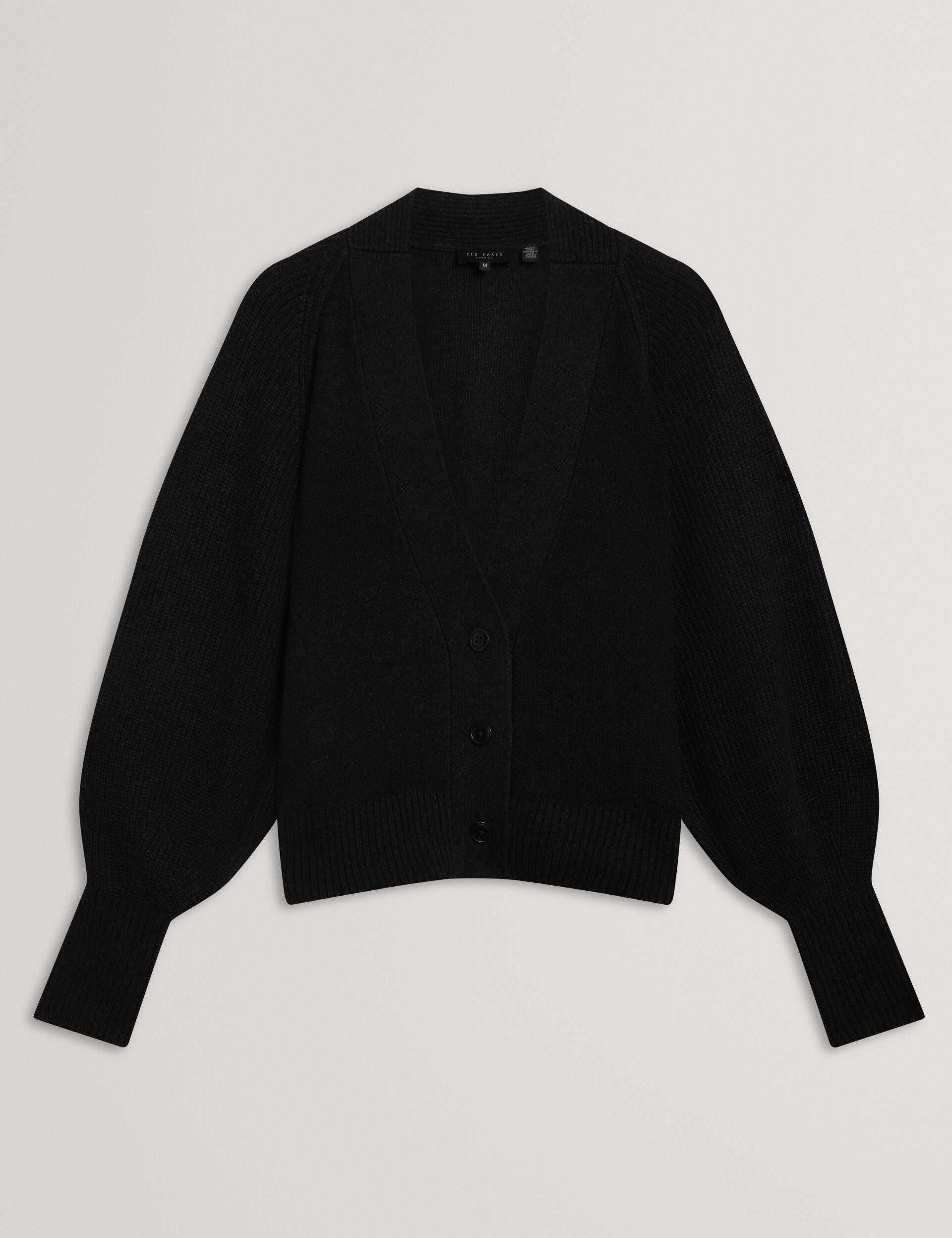 Ted Baker Mallee Merino Wool Knit Vneck Boxy Cardigan Women's