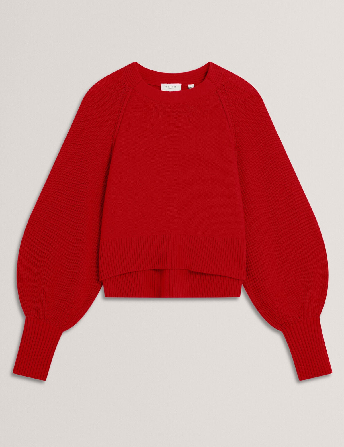 Ted Baker Vicckii Merino Wool Knit Balloon Sleeve Jumper Women's