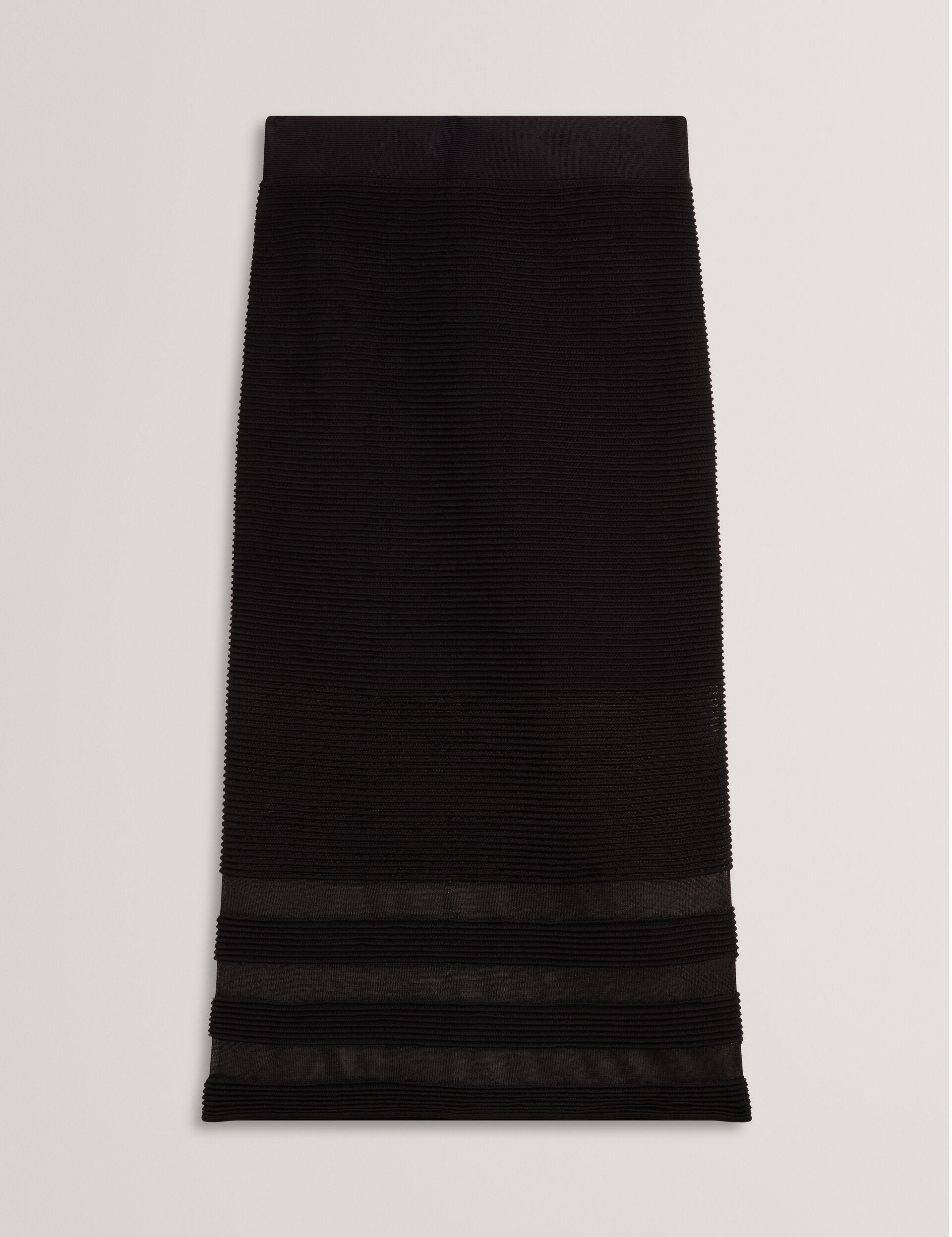 Ted Baker Cairie Sheer Panel Knit Midi Pencil Skirt Women's