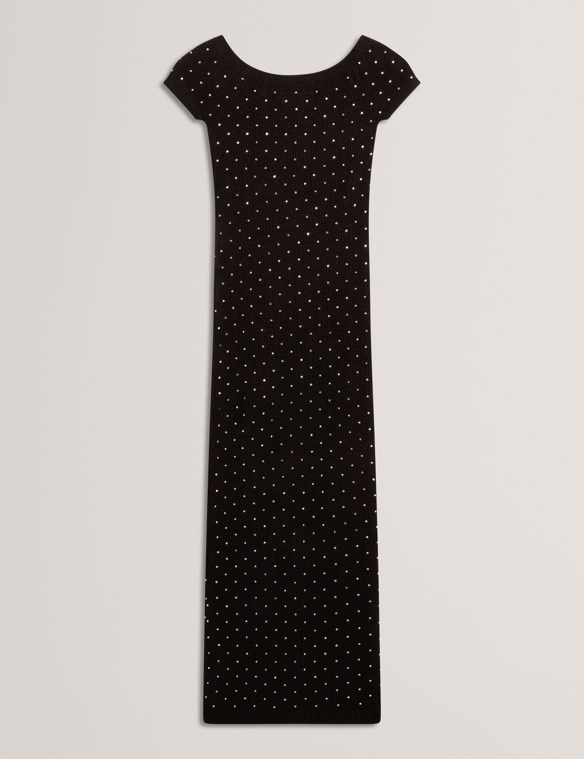 Ted Baker Jestaa Diamante Knit Bardot Bodycon Midi Dress Women's