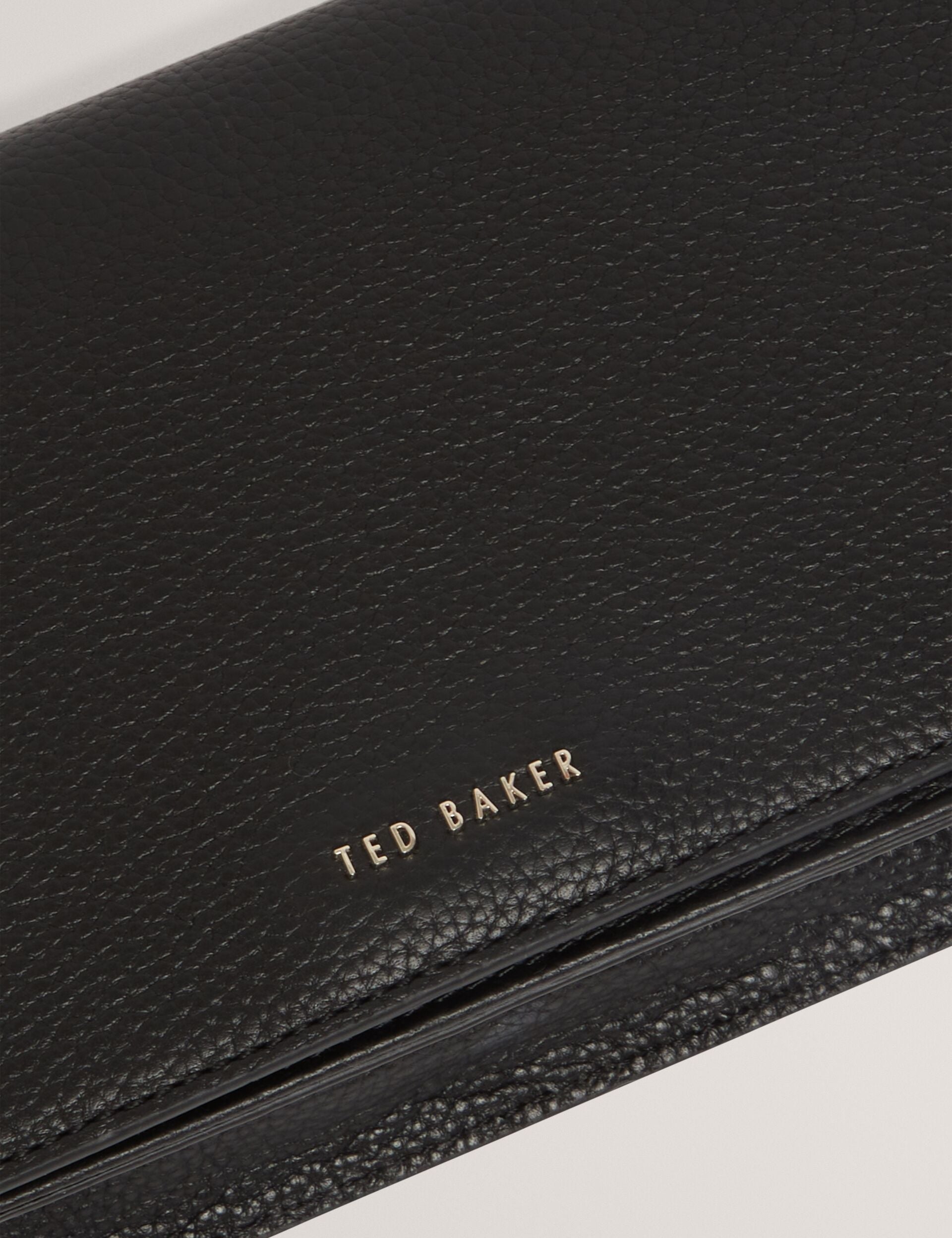 Ted Baker Twyyla Leather Foldover Baguette Shoulder Bag Women's