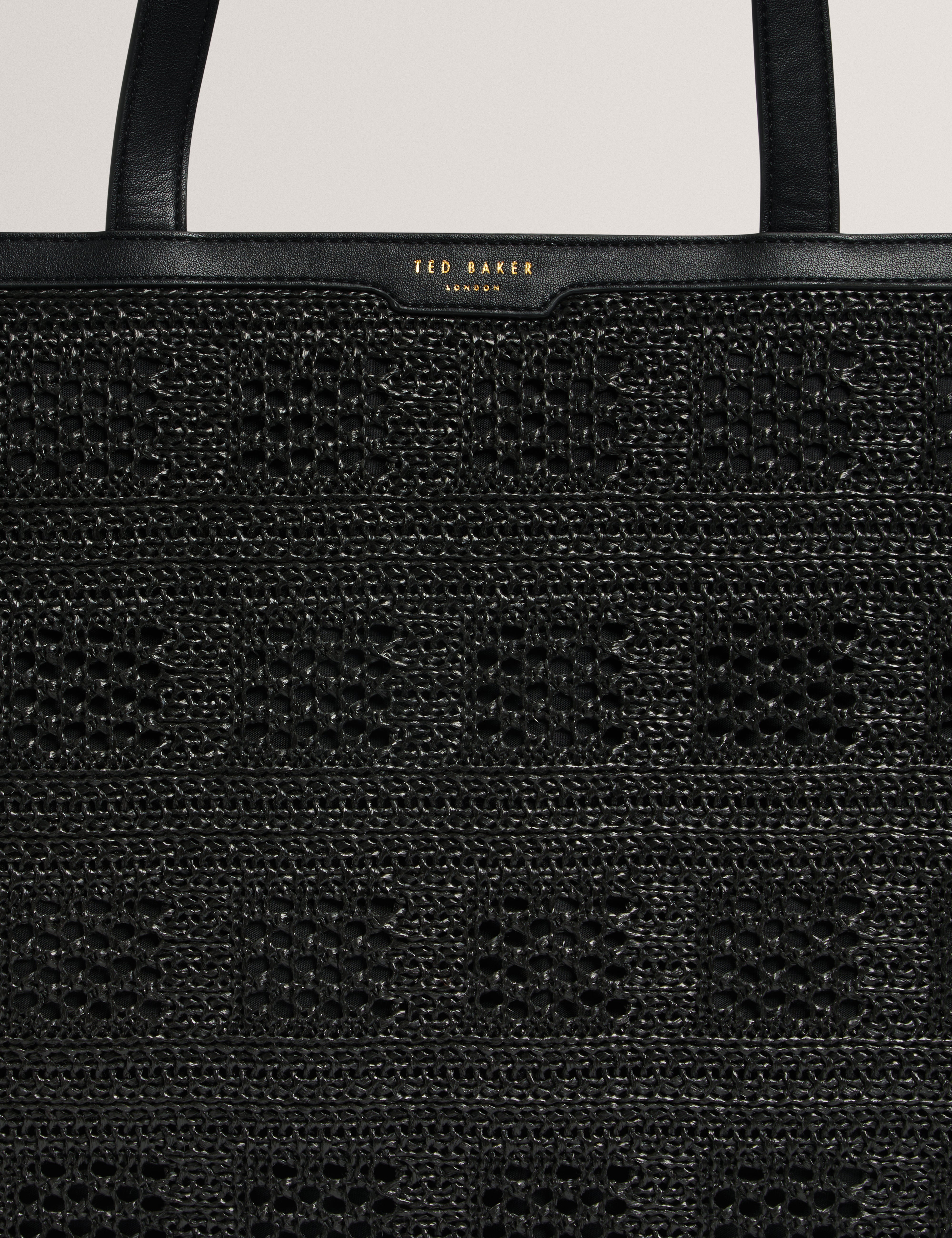 Ted Baker Pamylaa Woven Straw Ultra Wide Shopper Bag Women's
