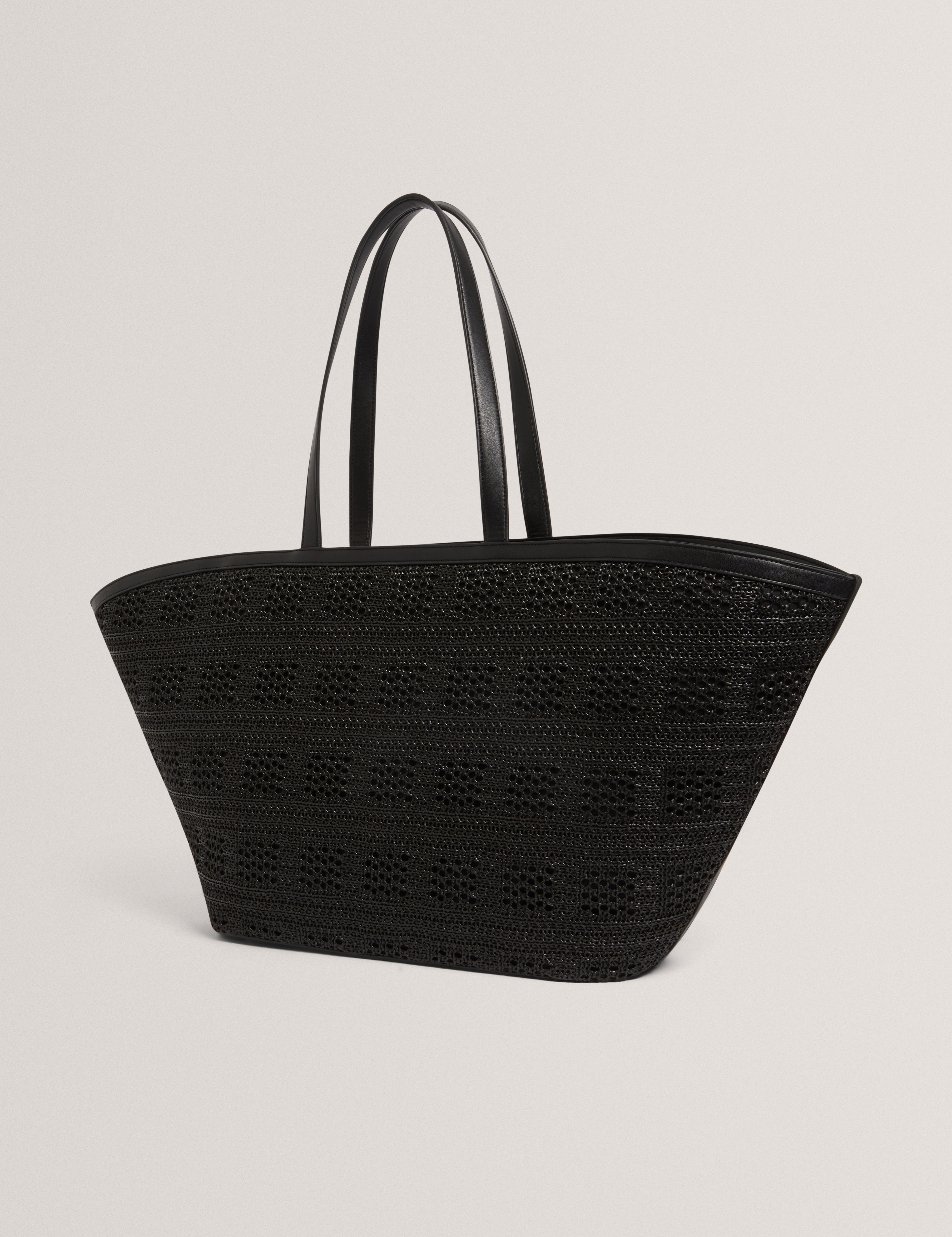 Ted Baker Pamylaa Woven Straw Ultra Wide Shopper Bag Women's