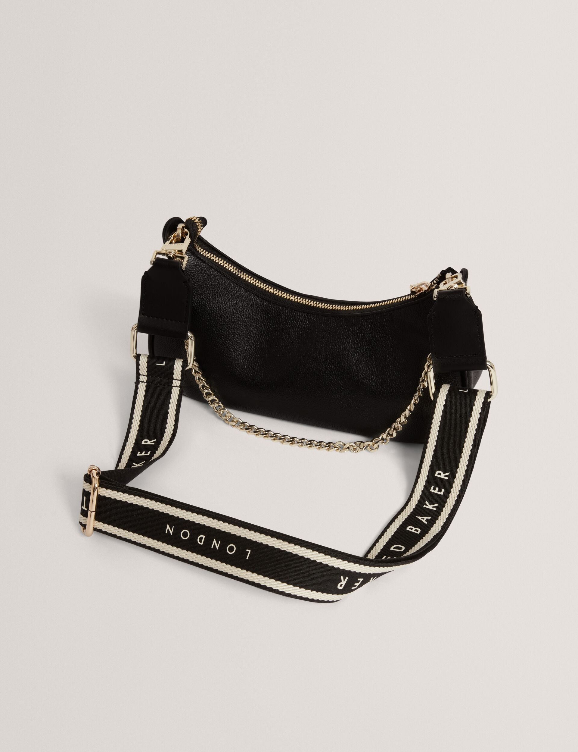 Ted Baker Laarna Webbing Strap Leather Shoulder Bag Women's