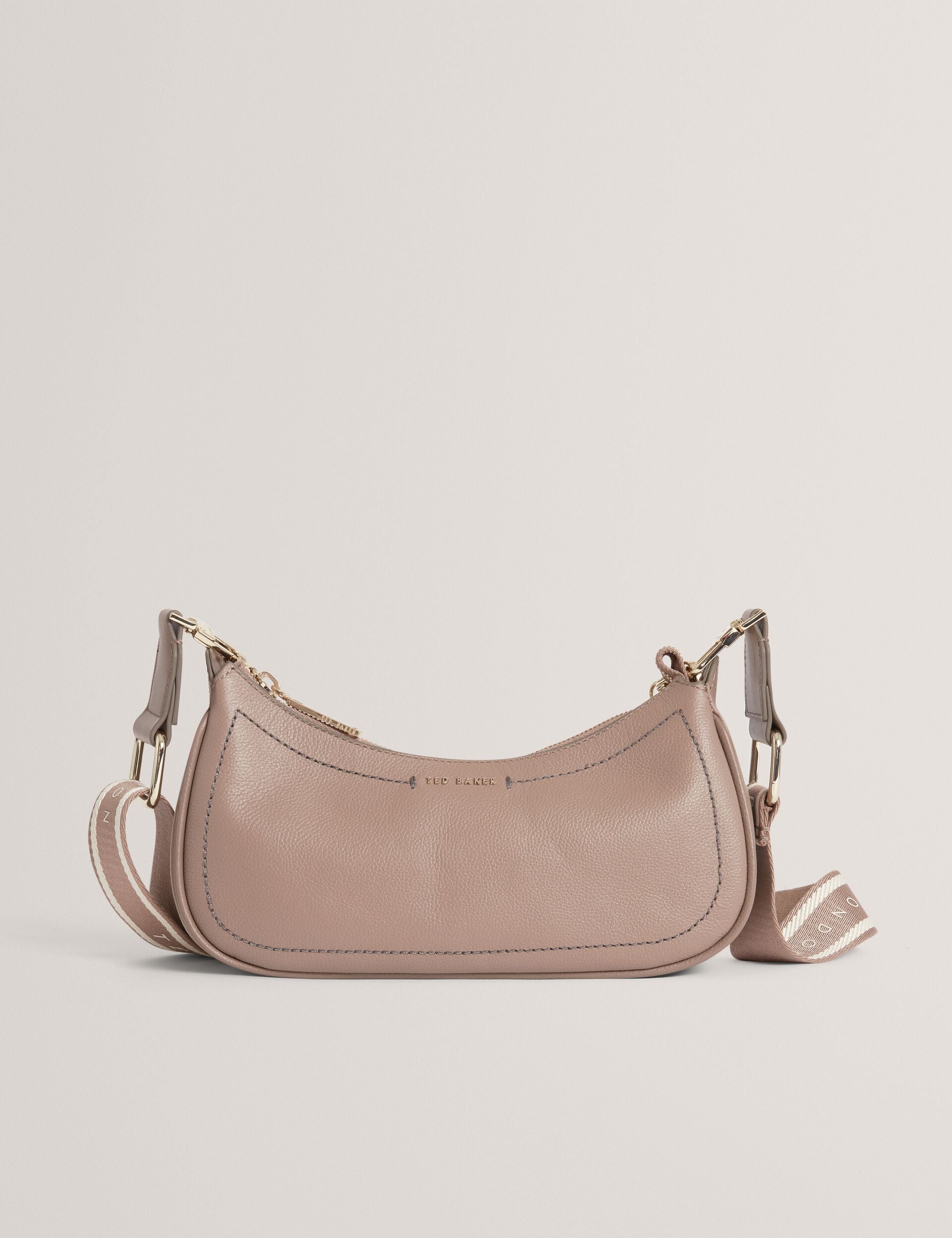 Ted Baker Laarna Webbing Strap Leather Shoulder Bag Women's