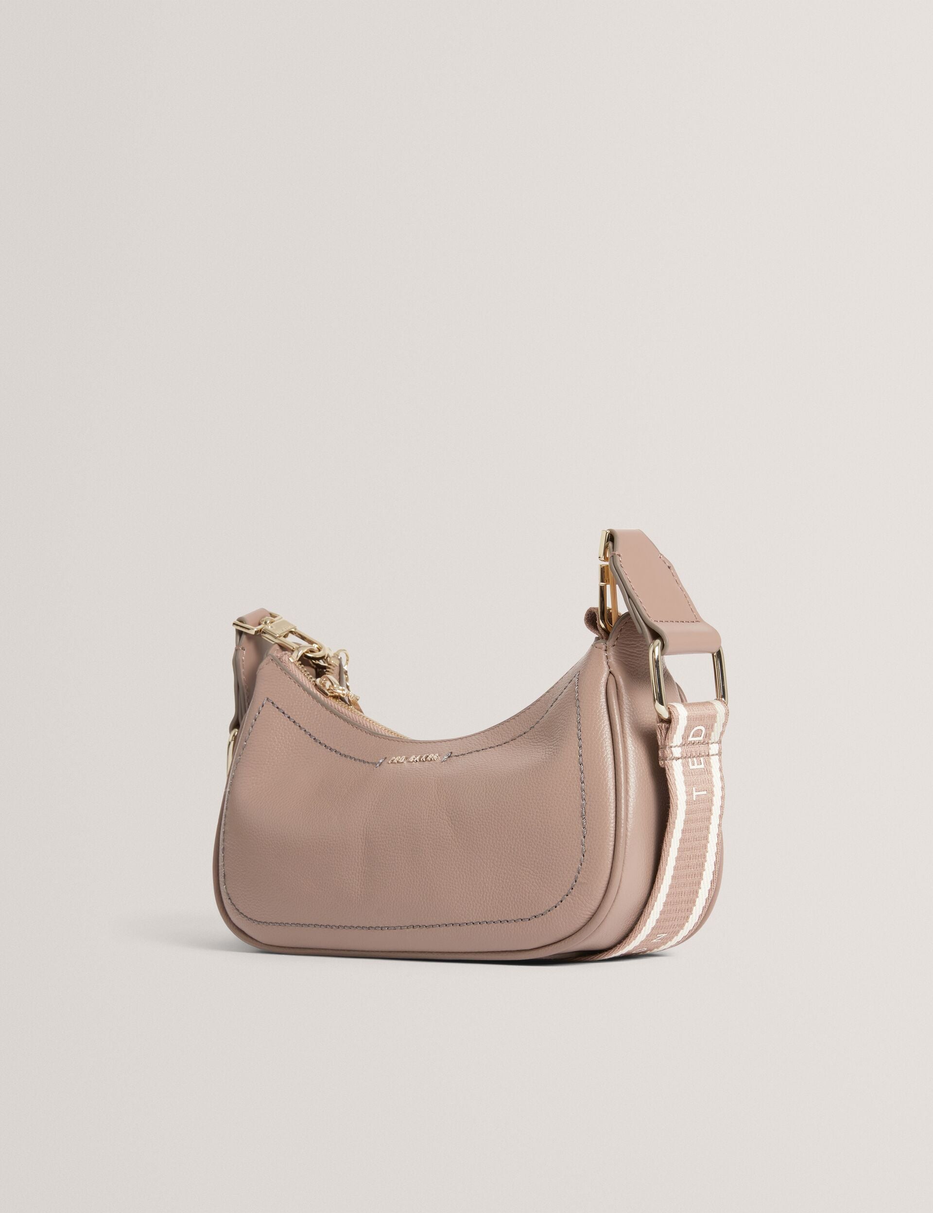 Ted Baker Laarna Webbing Strap Leather Shoulder Bag Women's