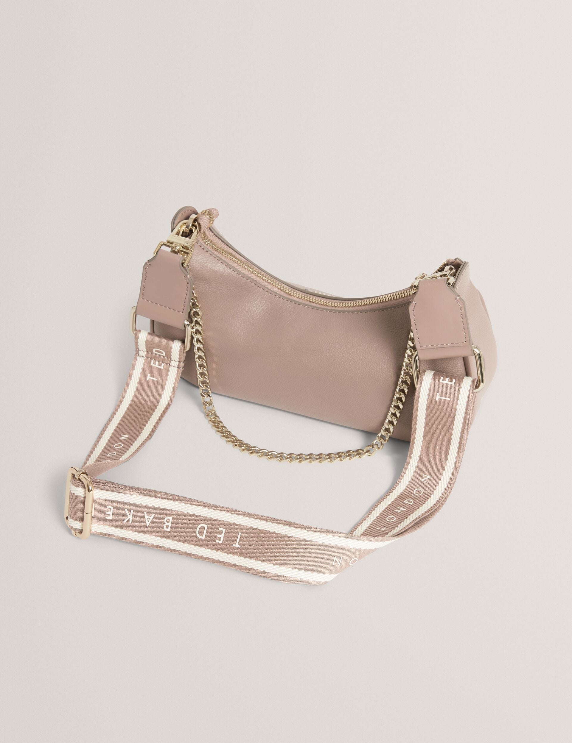 Ted Baker Laarna Webbing Strap Leather Shoulder Bag Women's