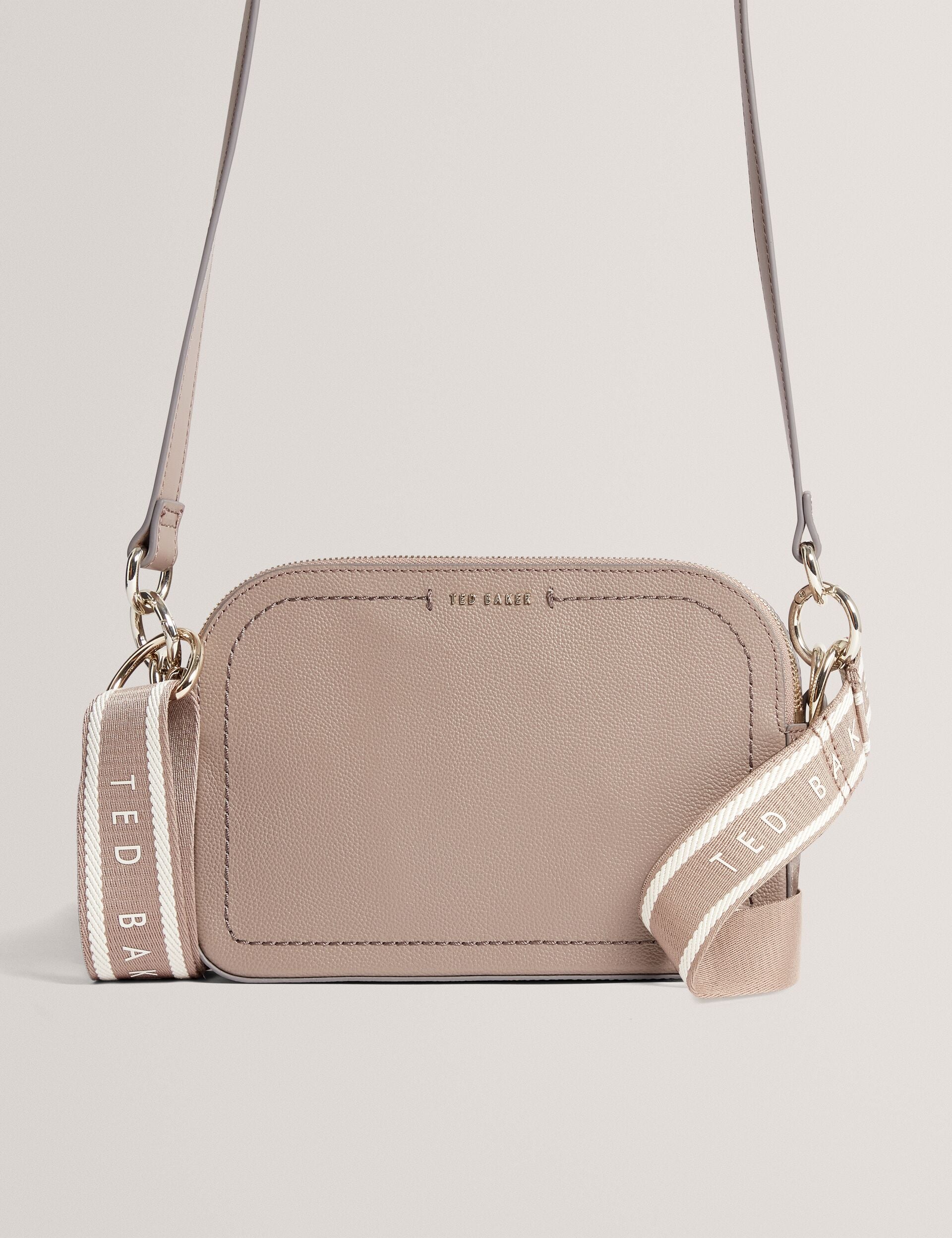 Ted Baker Louiize Webbing Leather Baguette Crossbody Bag Women's