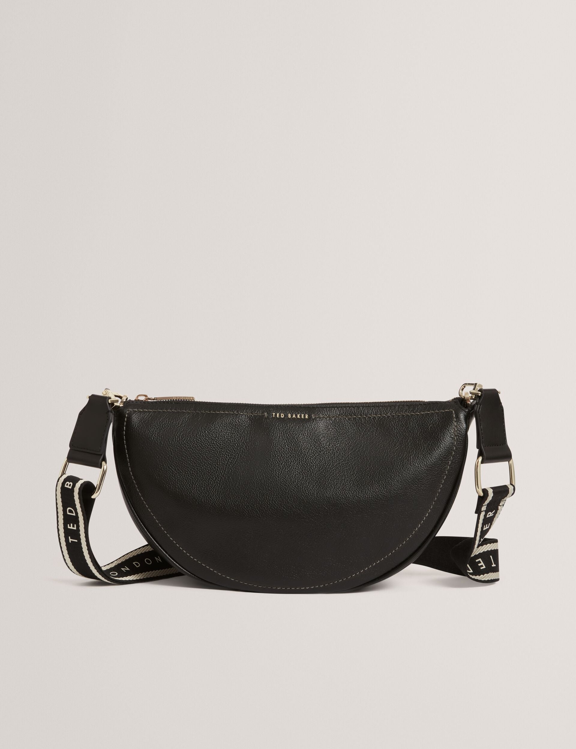 Ted Baker Lorreen Webbing Strap Leather Sling Crossbody Bag Women's
