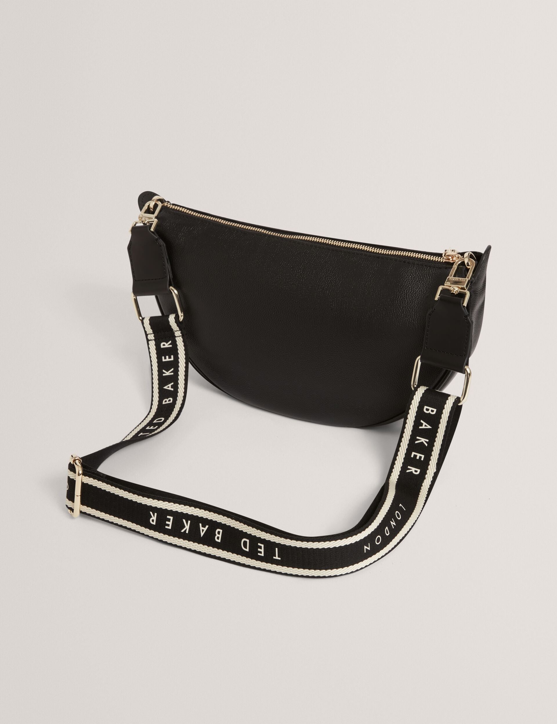 Ted Baker Lorreen Webbing Strap Leather Sling Crossbody Bag Women's