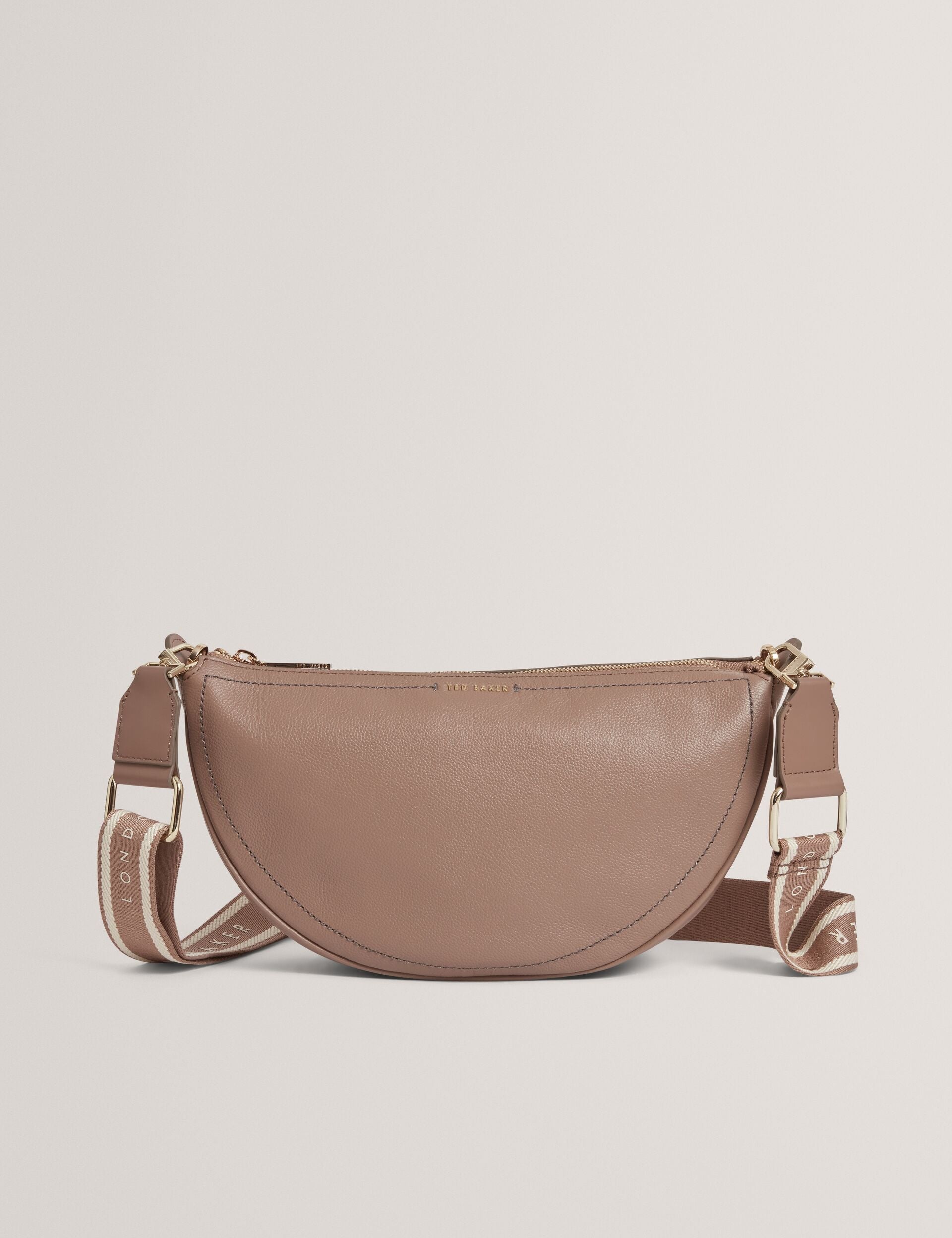 Ted Baker Lorreen Webbing Strap Leather Sling Crossbody Bag Women's