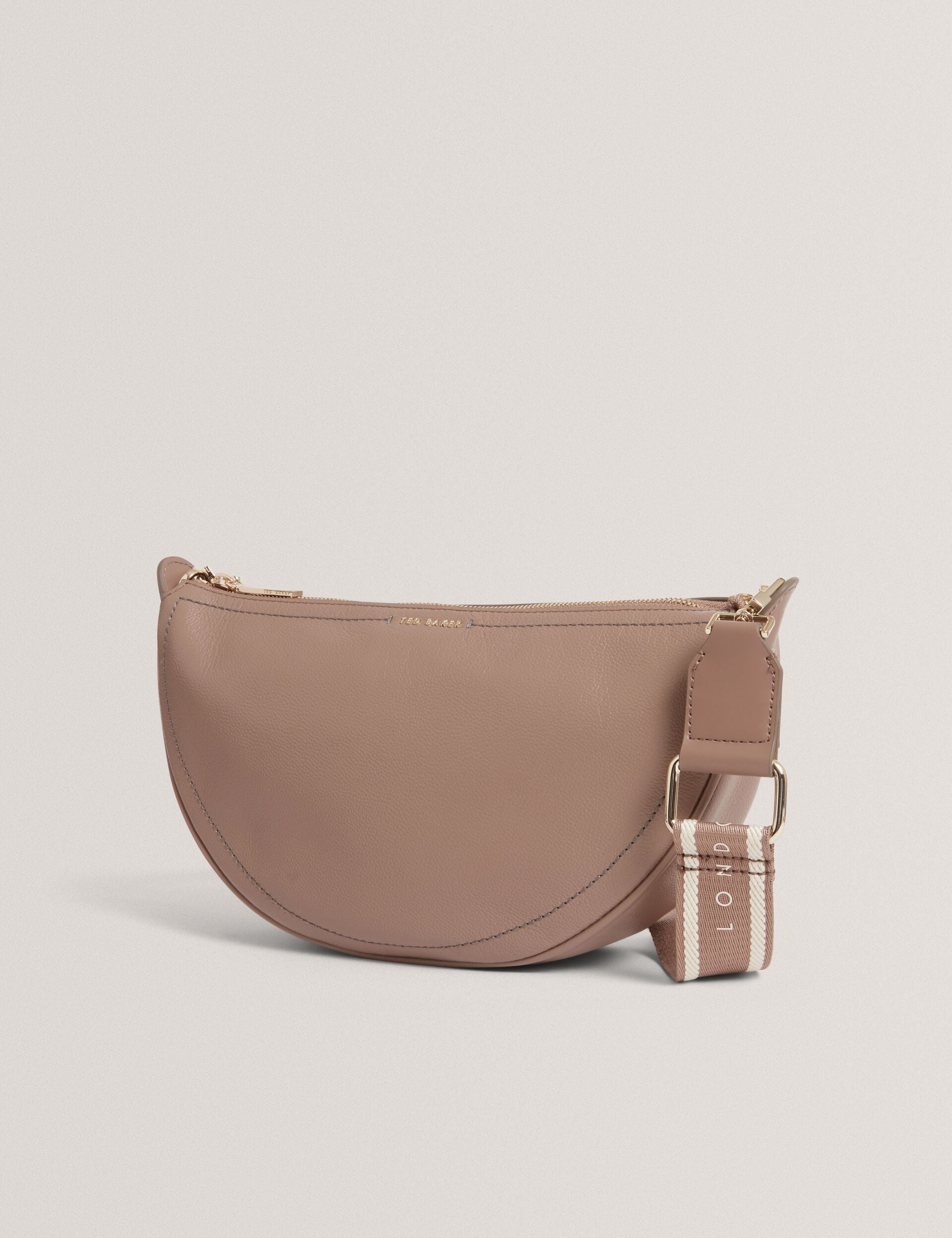 Ted Baker Lorreen Webbing Strap Leather Sling Crossbody Bag Women's