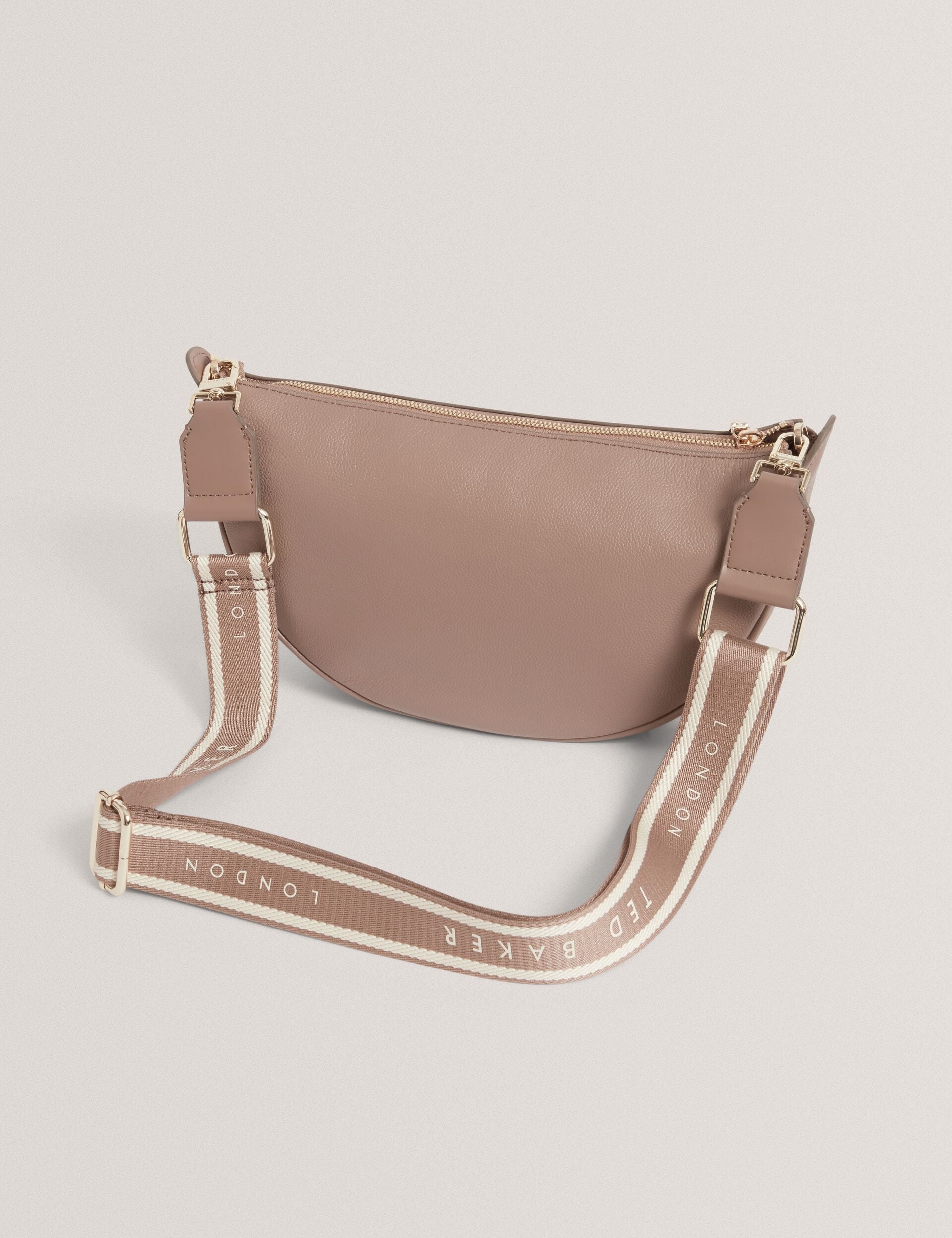 Ted Baker Lorreen Webbing Strap Leather Sling Crossbody Bag Women's