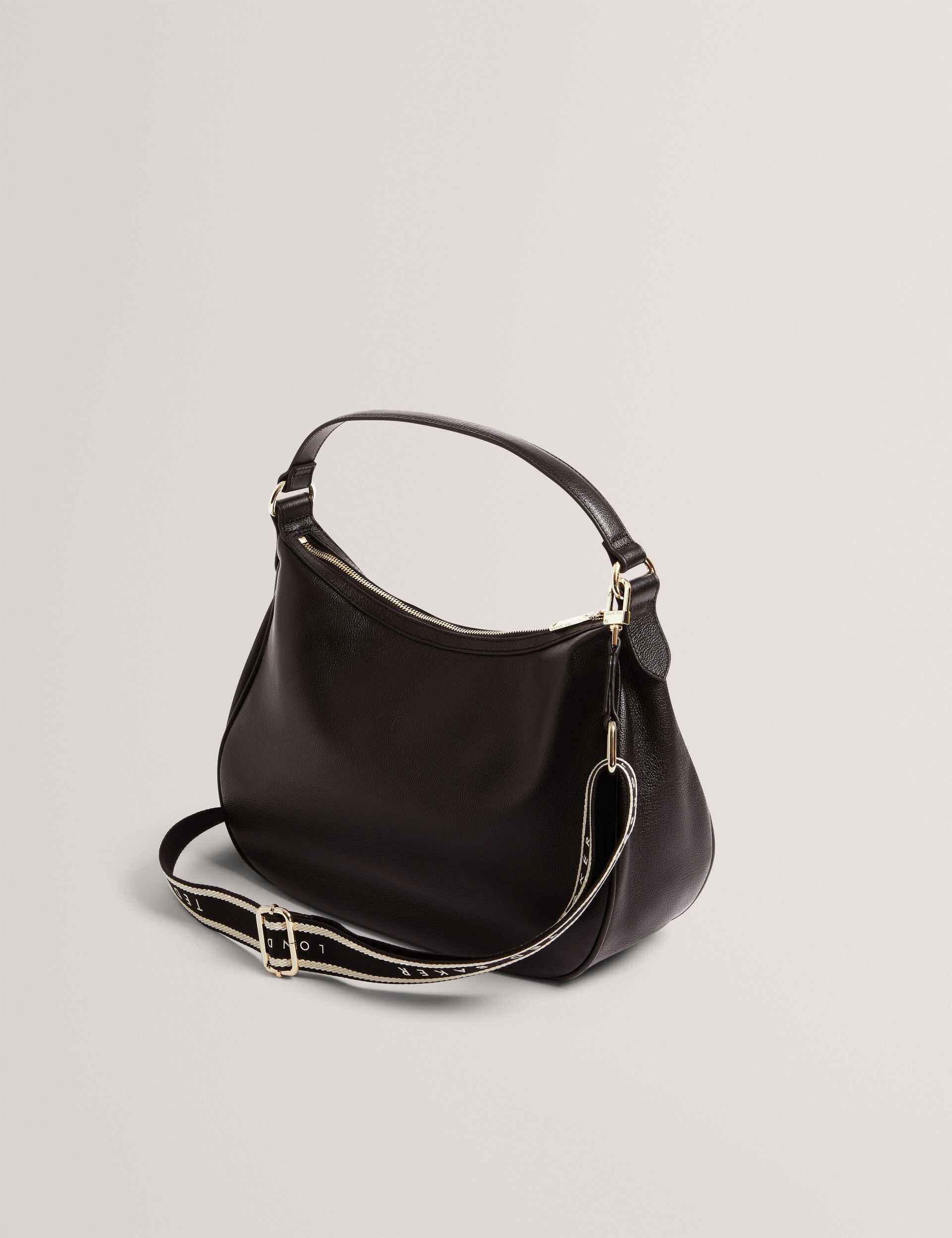 Ted Baker Lyshia Webbing Strap Large Leather Hobo Bag Women's