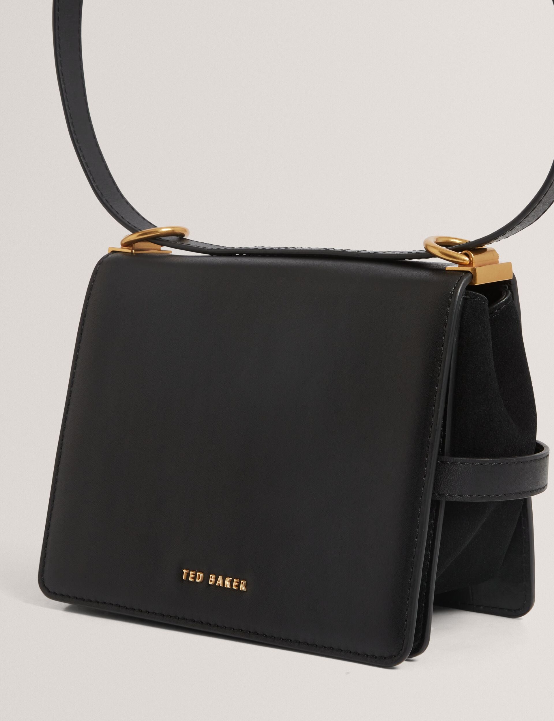 Ted Baker Talika Leather Suede Belted Detail Crossbody Bag Women's