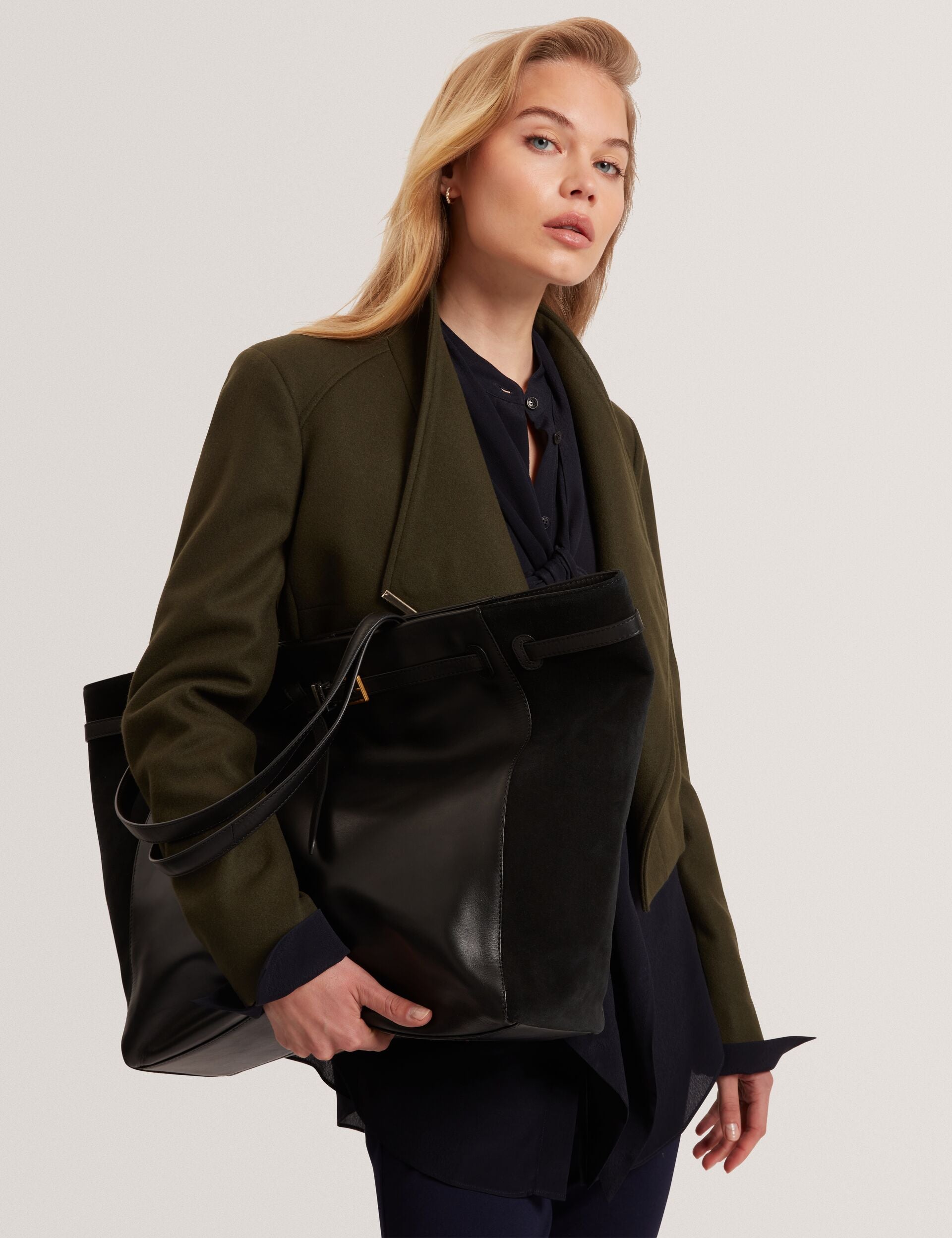 Ted Baker Tashnie Leather Belted Detail Tote Bag Women's
