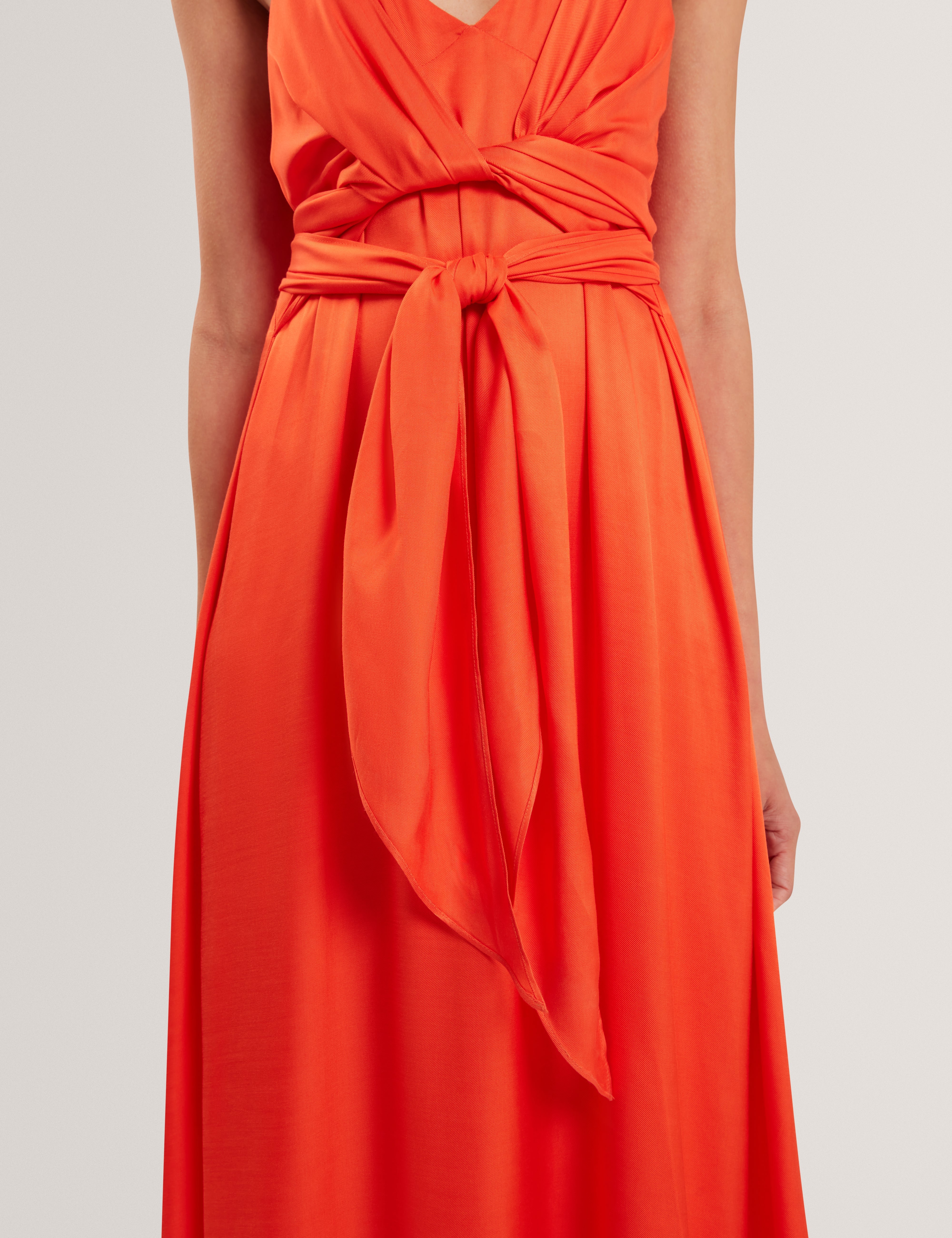 Ted Baker Beckki Wrap Tie Waist Strappy Midi Dress Women's