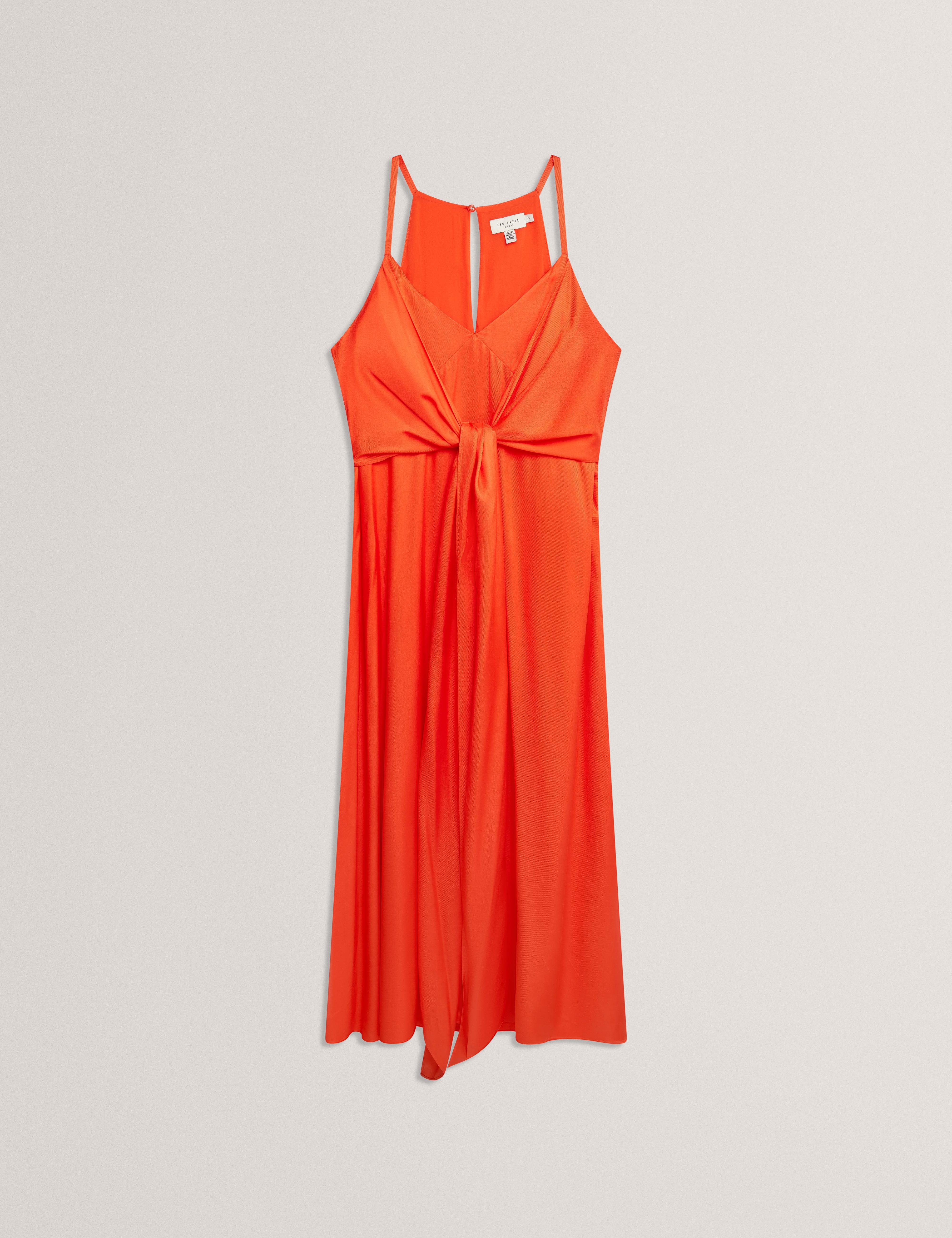 Ted Baker Beckki Wrap Tie Waist Strappy Midi Dress Women's