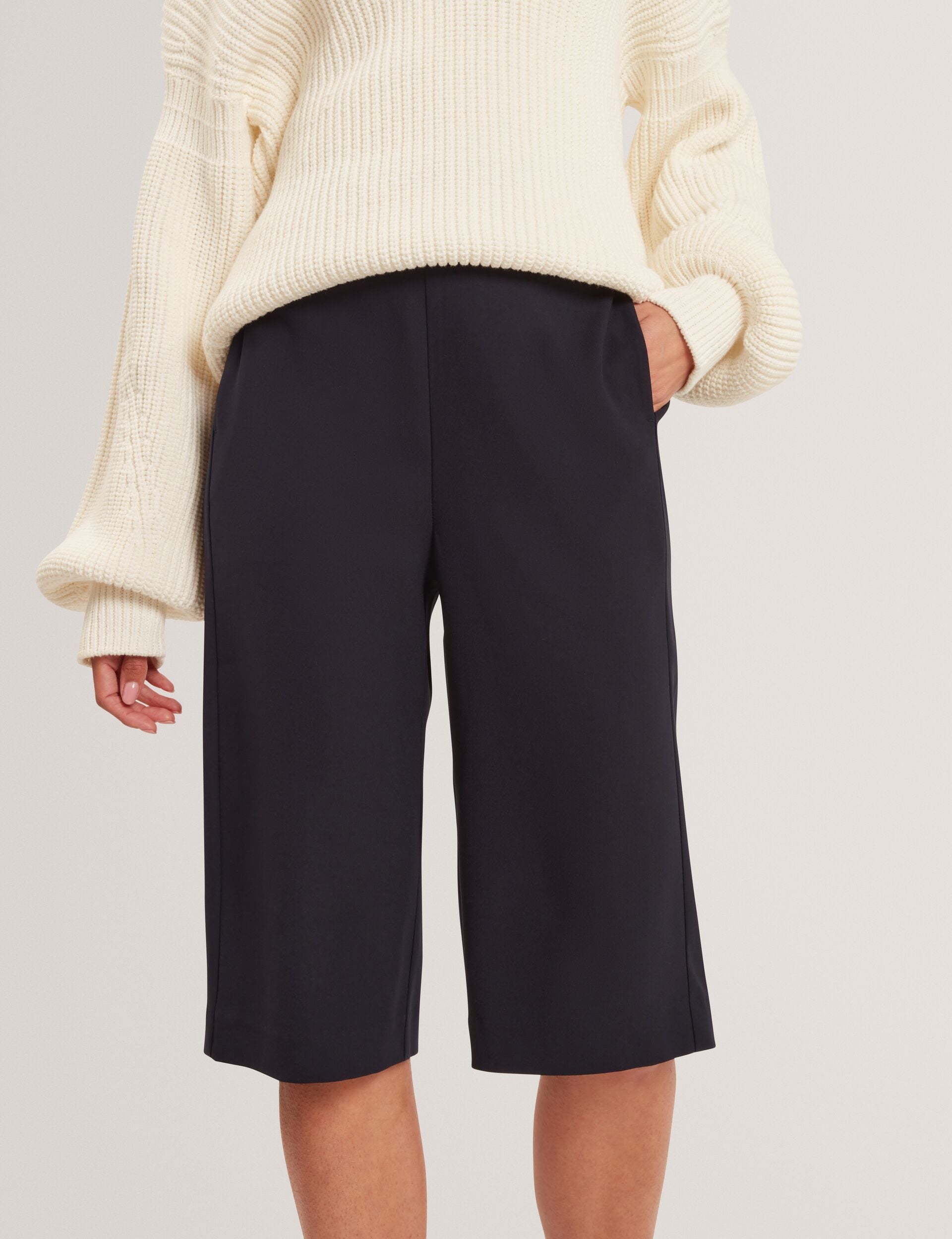 Ted Baker Bridii Stretch Waist Wide Leg Short Culottes Women's