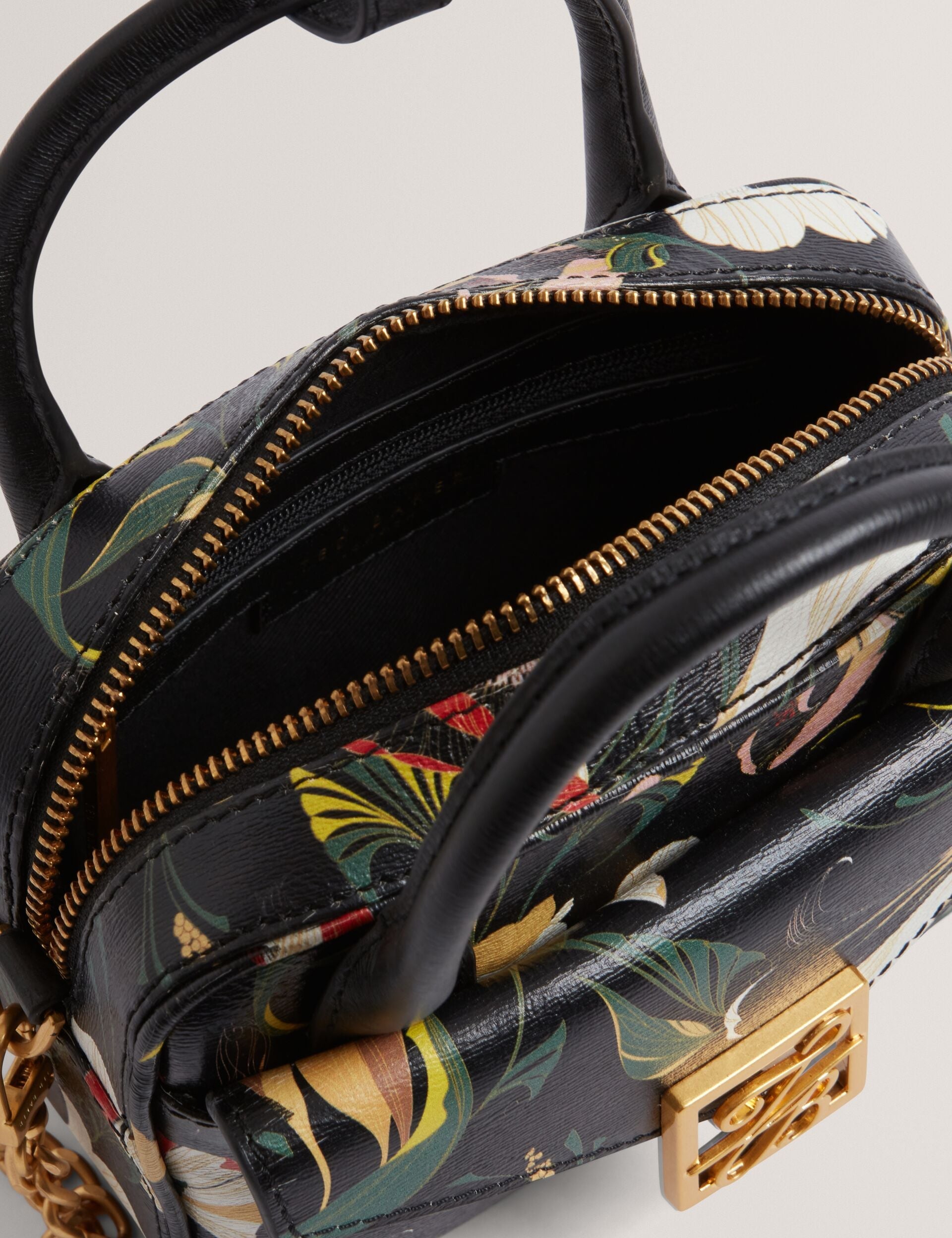 Ted Baker Anisso Botanical Print Mini Leather Camera Bag Women's