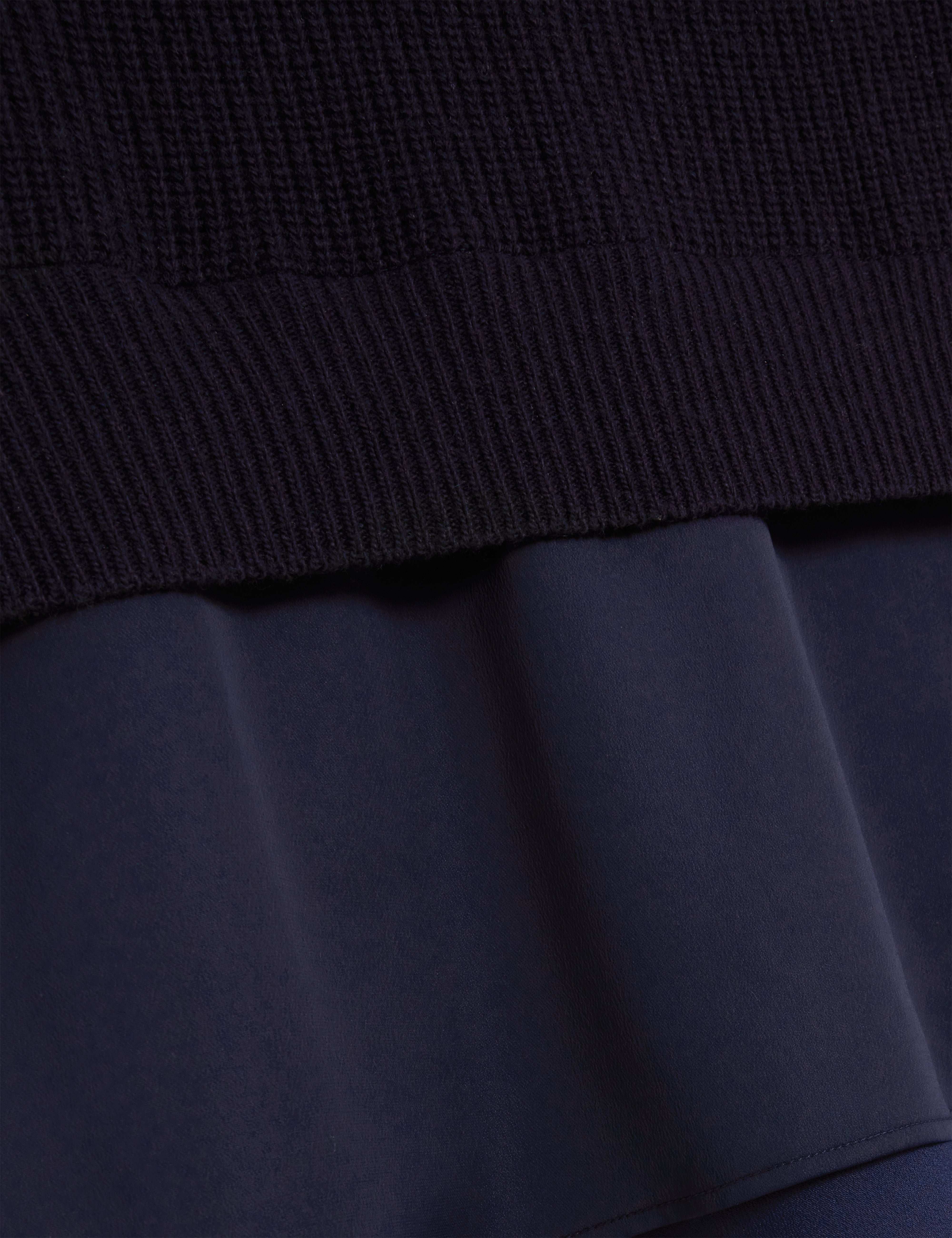 Ted Baker Onzaa Chunky Knit Short Sleeve Top With Shirt Hem Women's