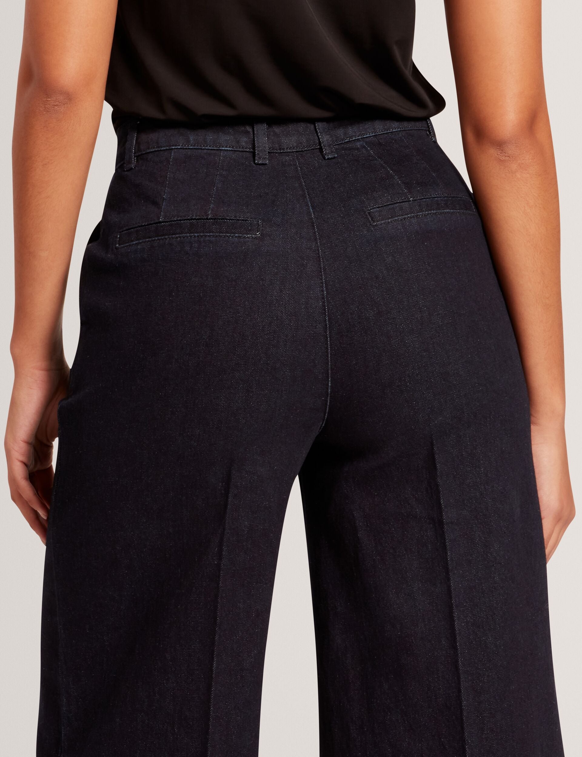 Ted Baker Eritha Dark Wash Ultra Wide Leg Jeans Women's