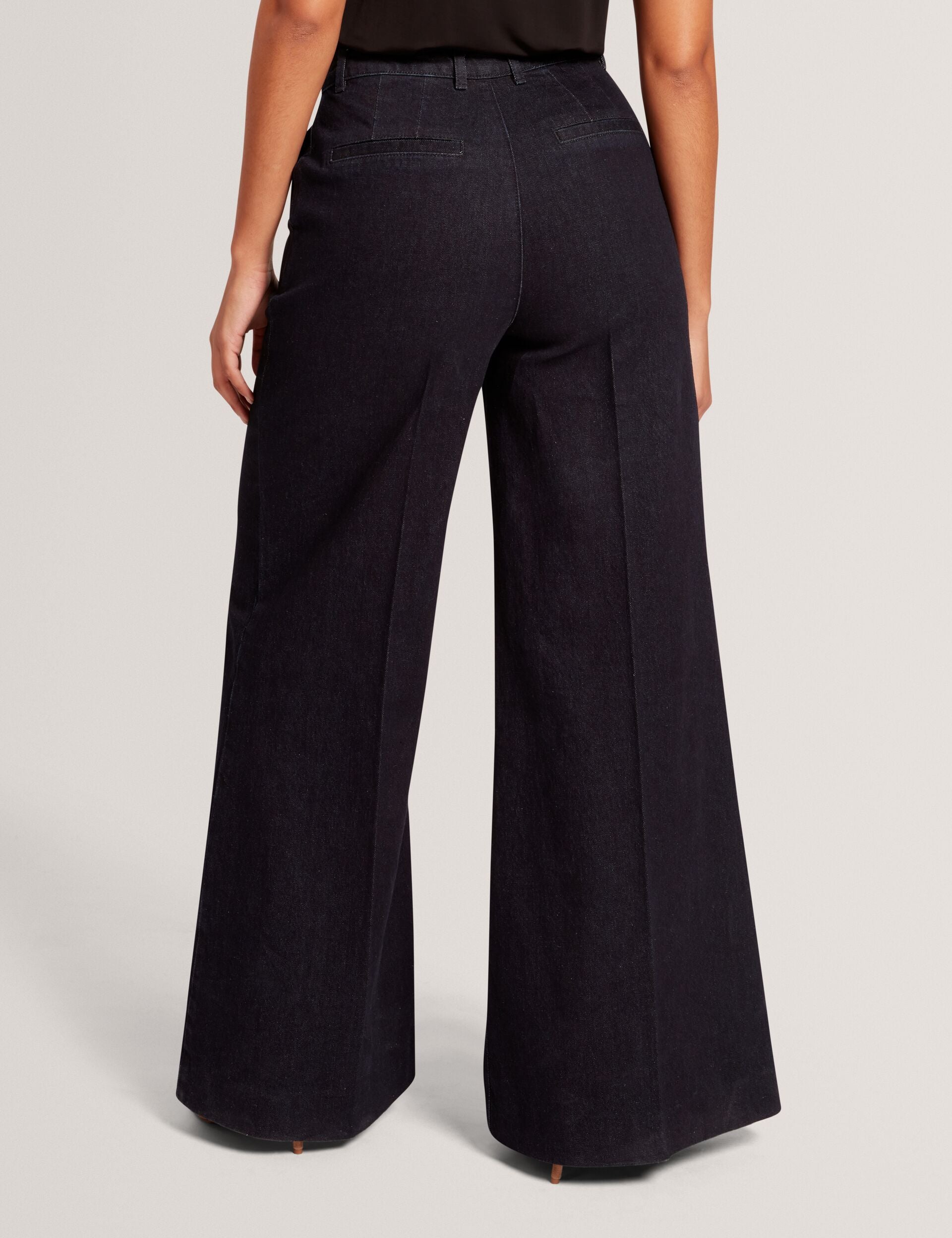Ted Baker Eritha Dark Wash Ultra Wide Leg Jeans Women's