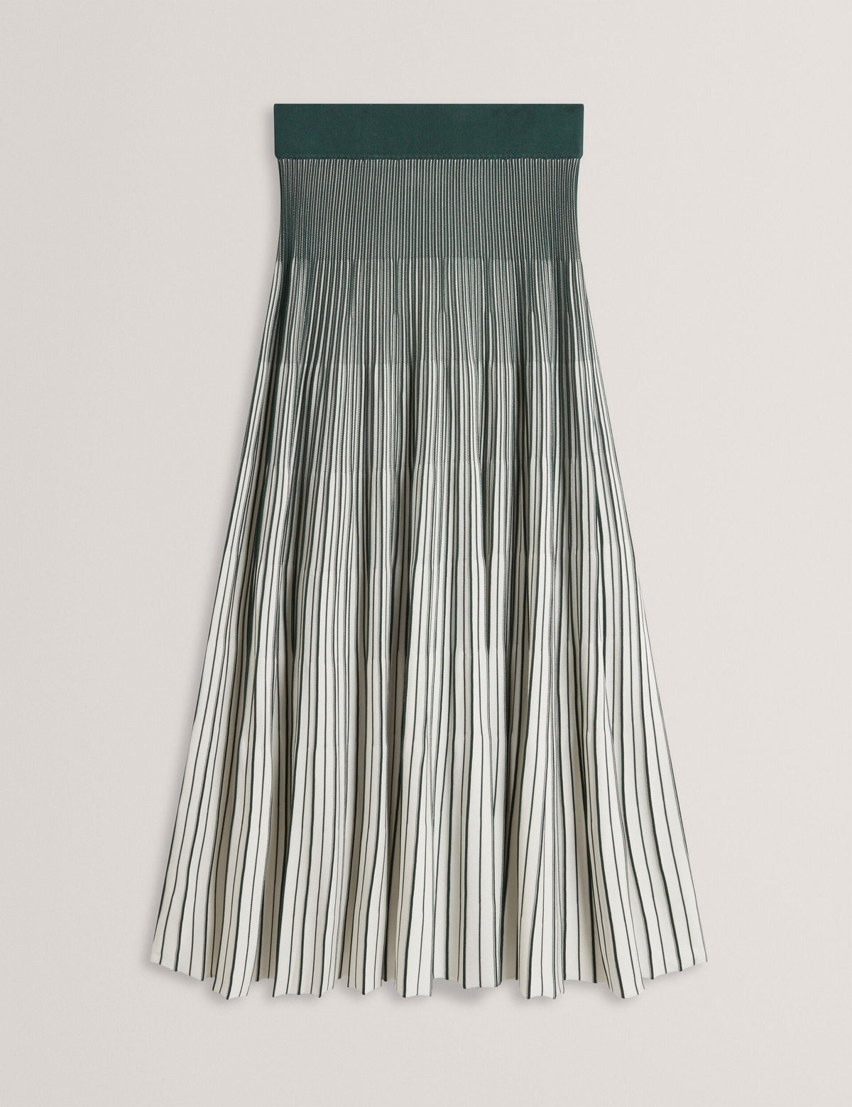 Ted Baker Jenavia Ombre Rib Knit Flippy Aline Midi Skirt Women's