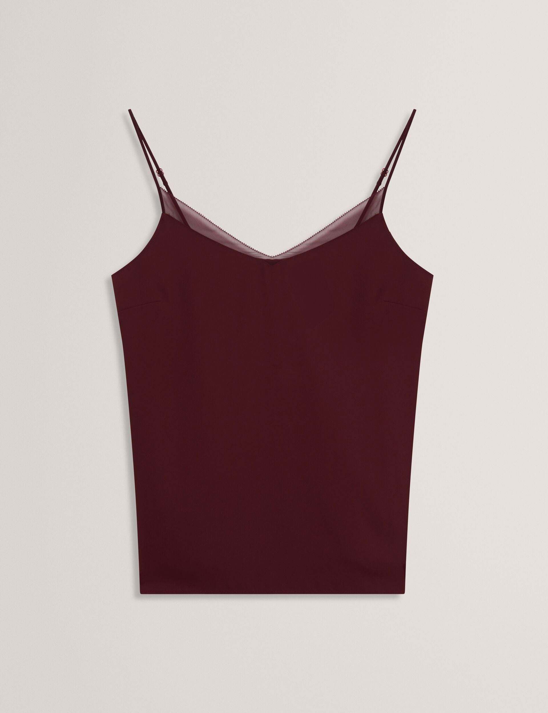 Ted Baker Lulea Chiffon Detail Vneck Strappy Cami Top Women's