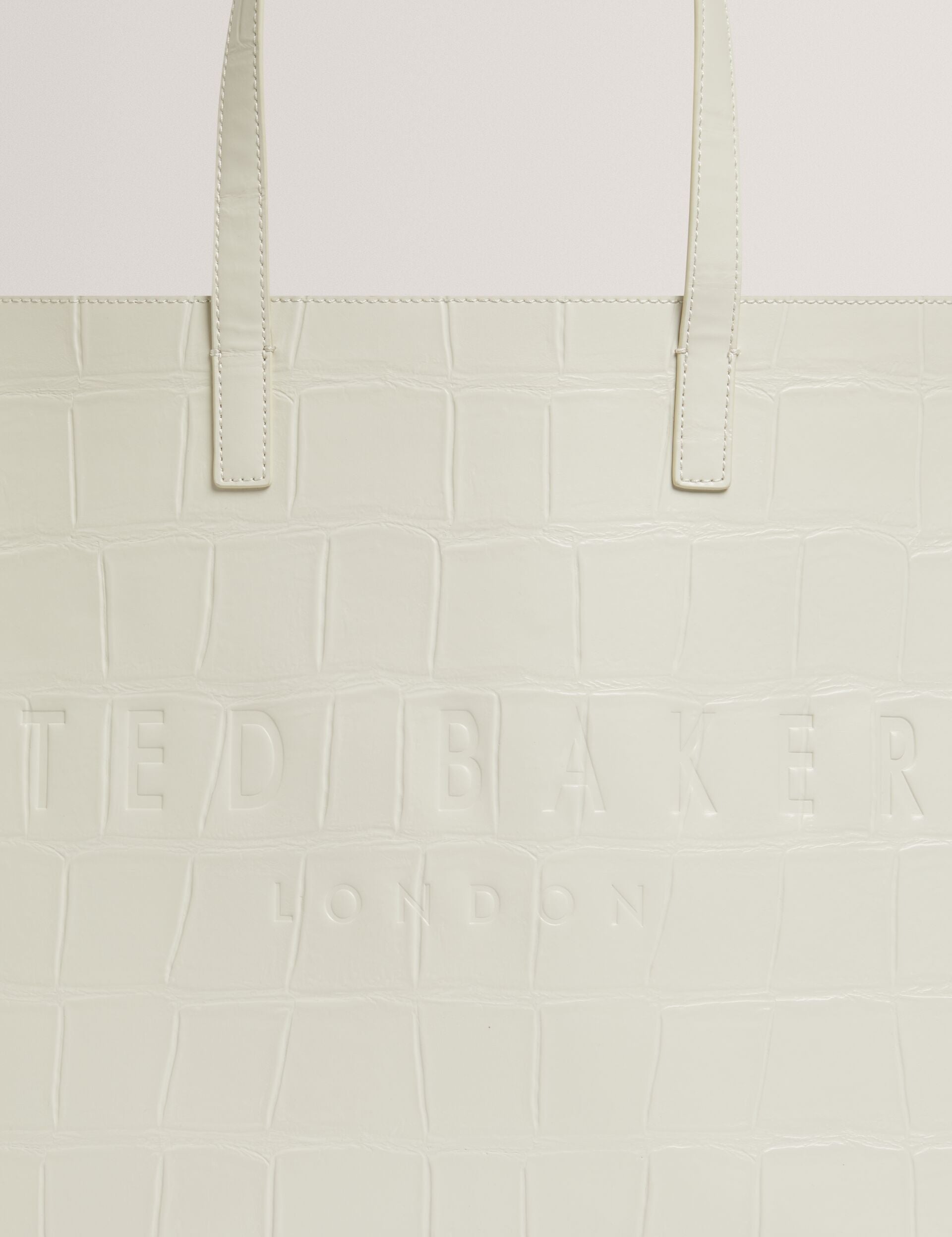 Ted Baker Allicon Wide Croc Effect Icon Tote Bag Women's