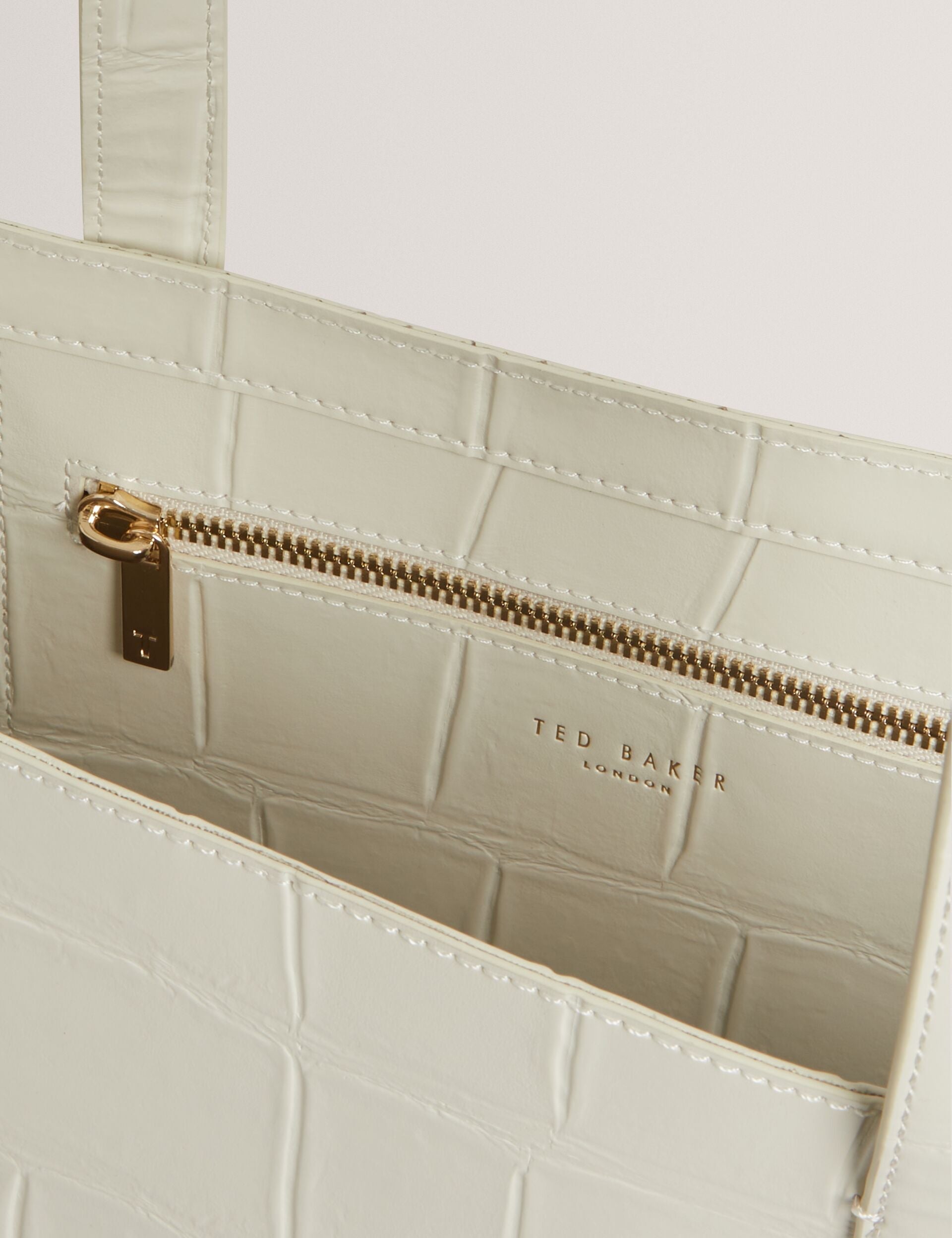 Ted Baker Allicon Wide Croc Effect Icon Tote Bag Women's