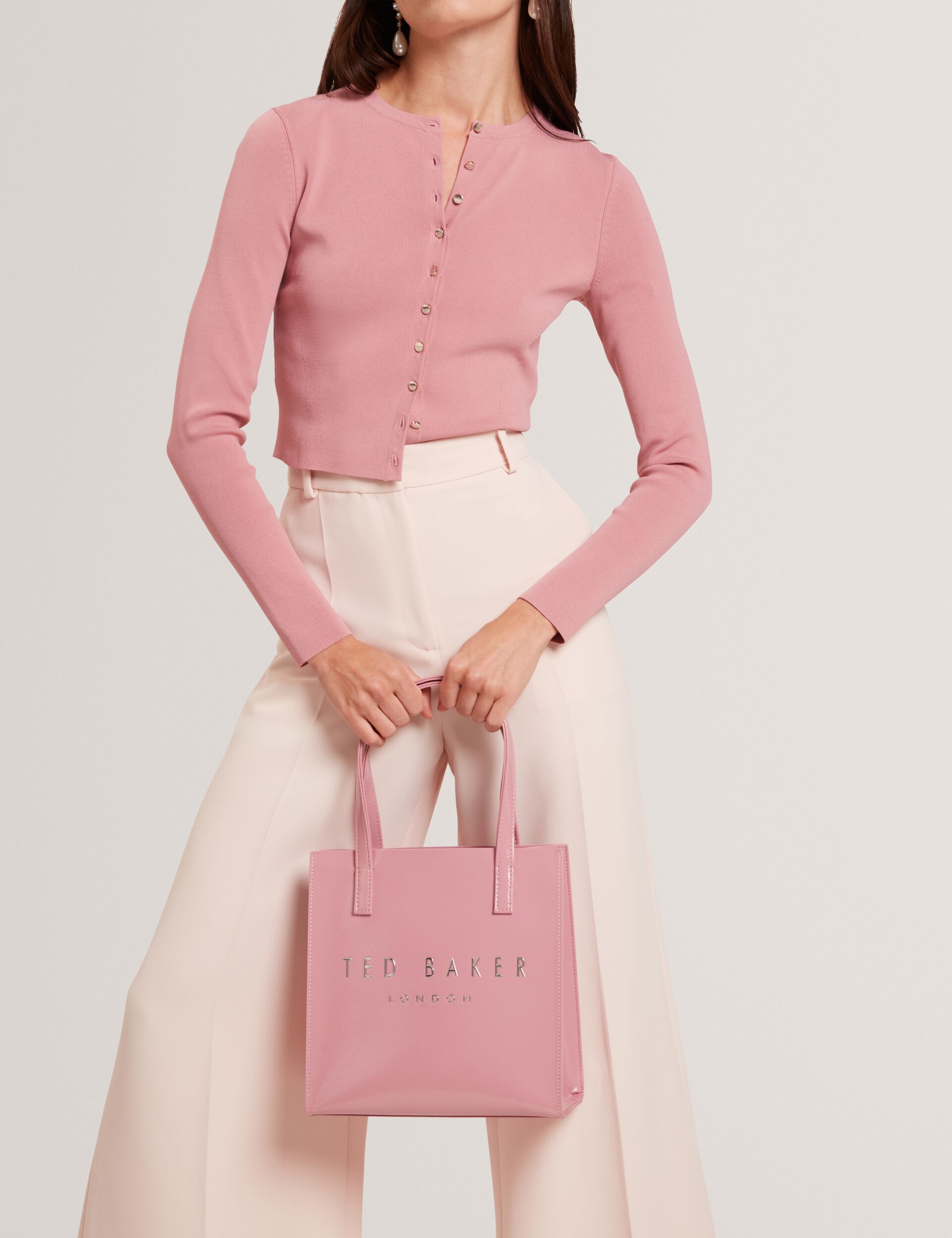 Ted Baker Crinion Crinkle Texture Small Icon Tote Bag Women's
