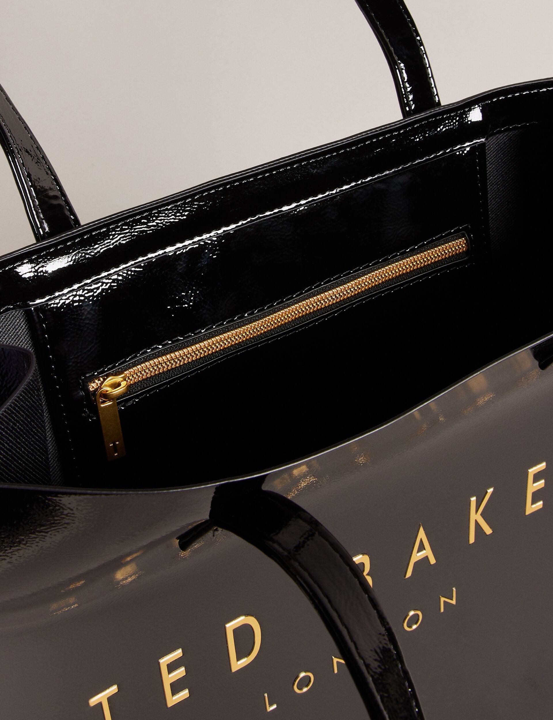 Ted Baker Crinkon Large Crinkle Faux Leather Icon Tote Bag Women's