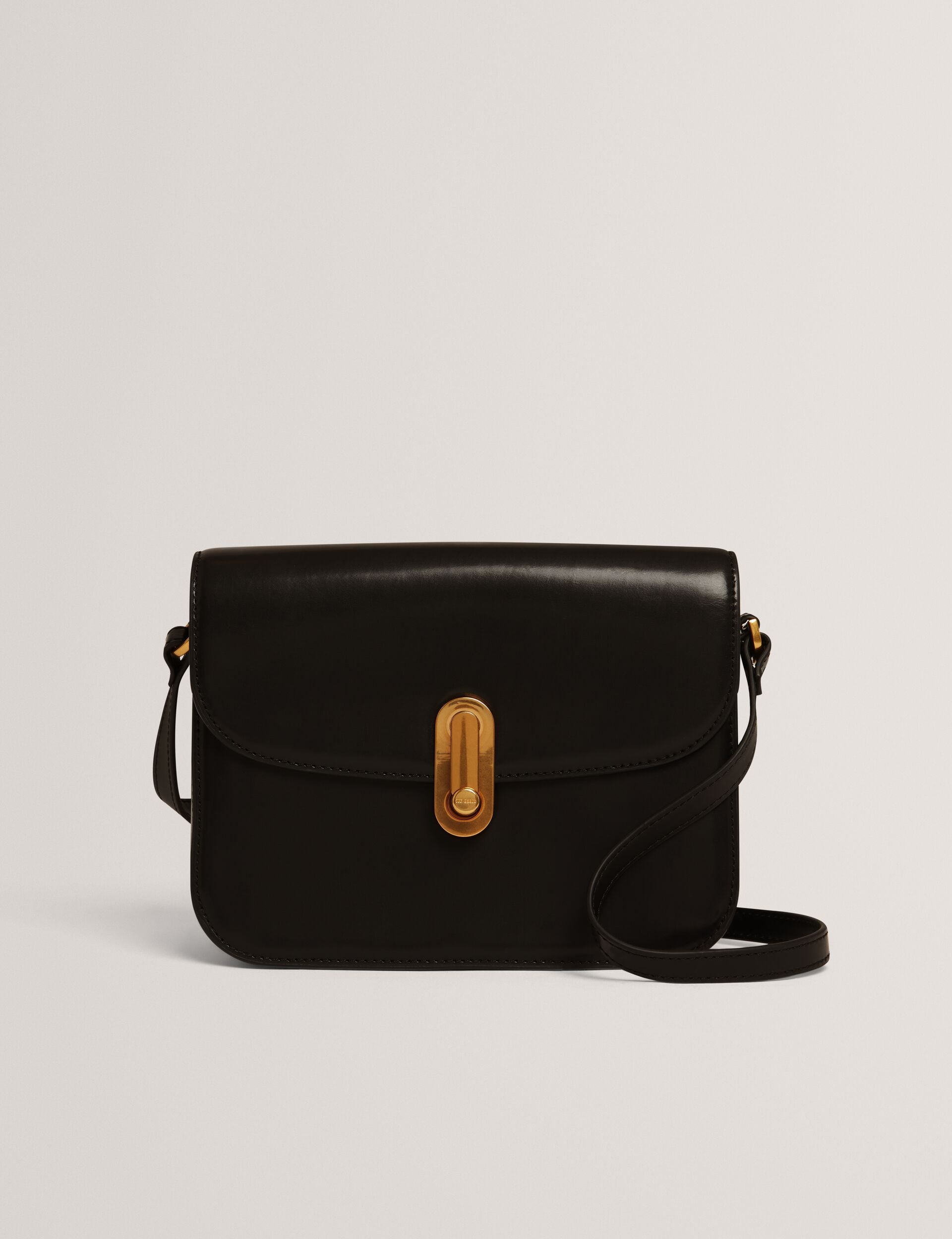 Ted Baker Kkayli Polished Leather Crossbody Satchel Bag Women's