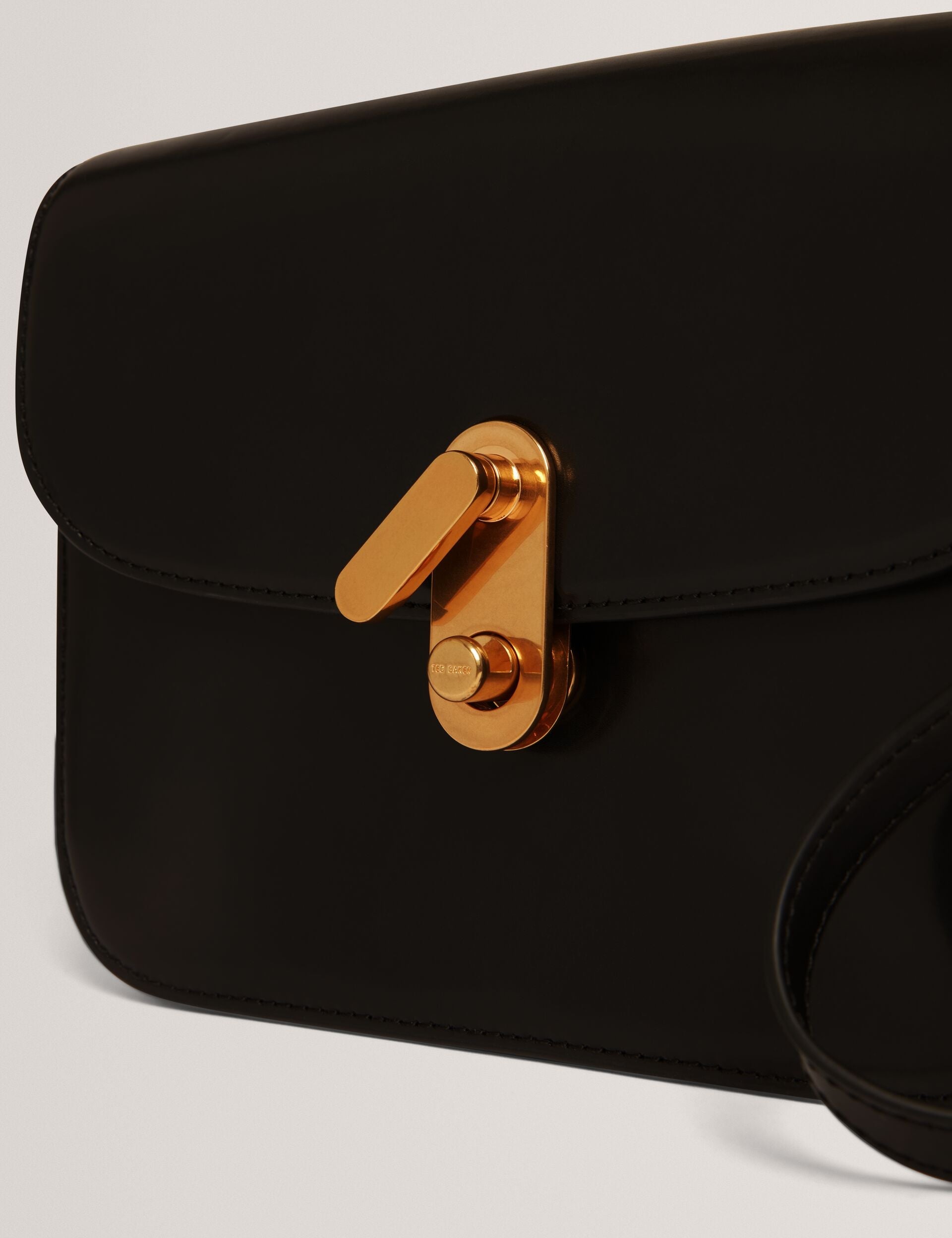 Ted Baker Kkayli Polished Leather Crossbody Satchel Bag Women's