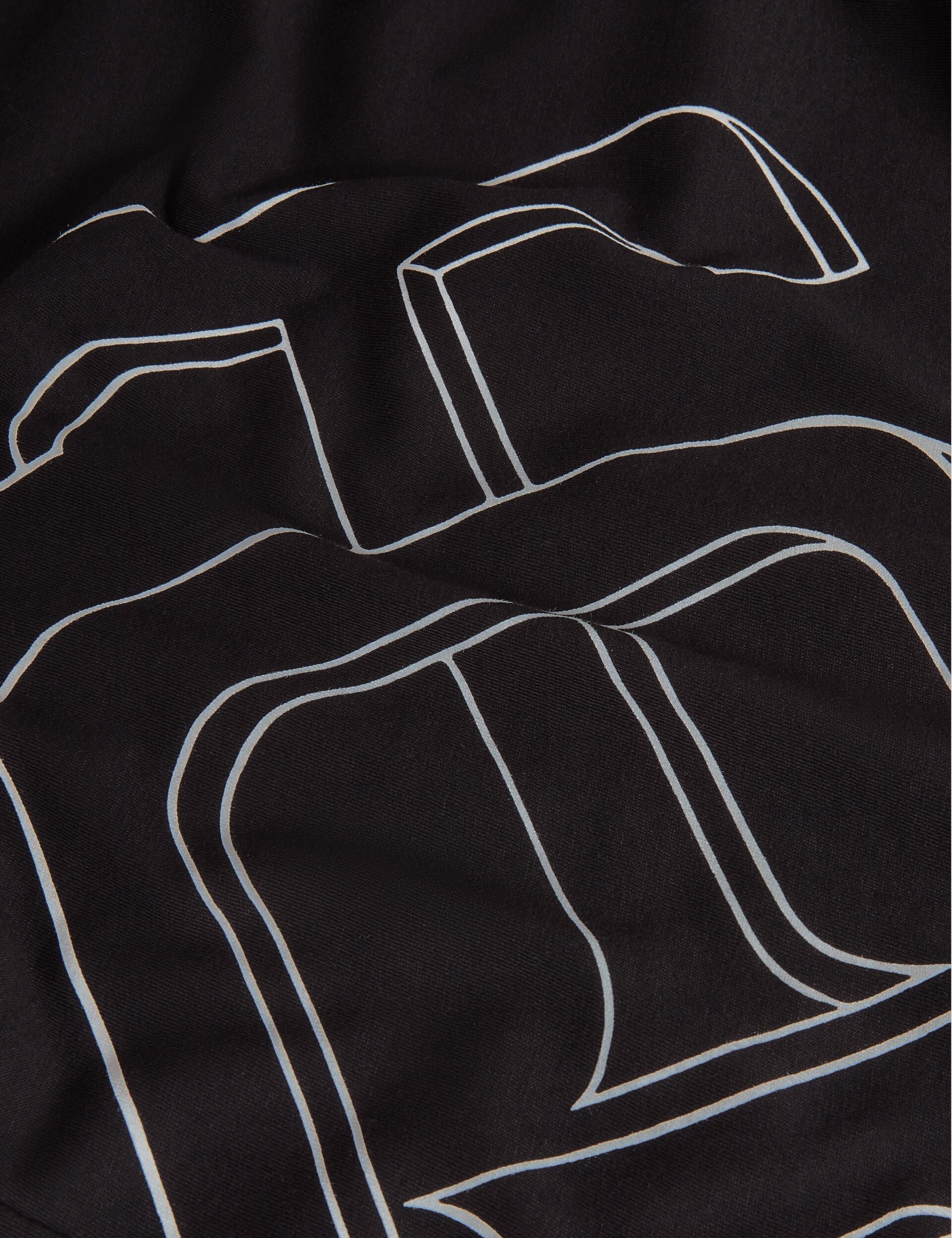 Ted Baker Craigey Black Logo Graphic Crew Neck Cotton Tshirt