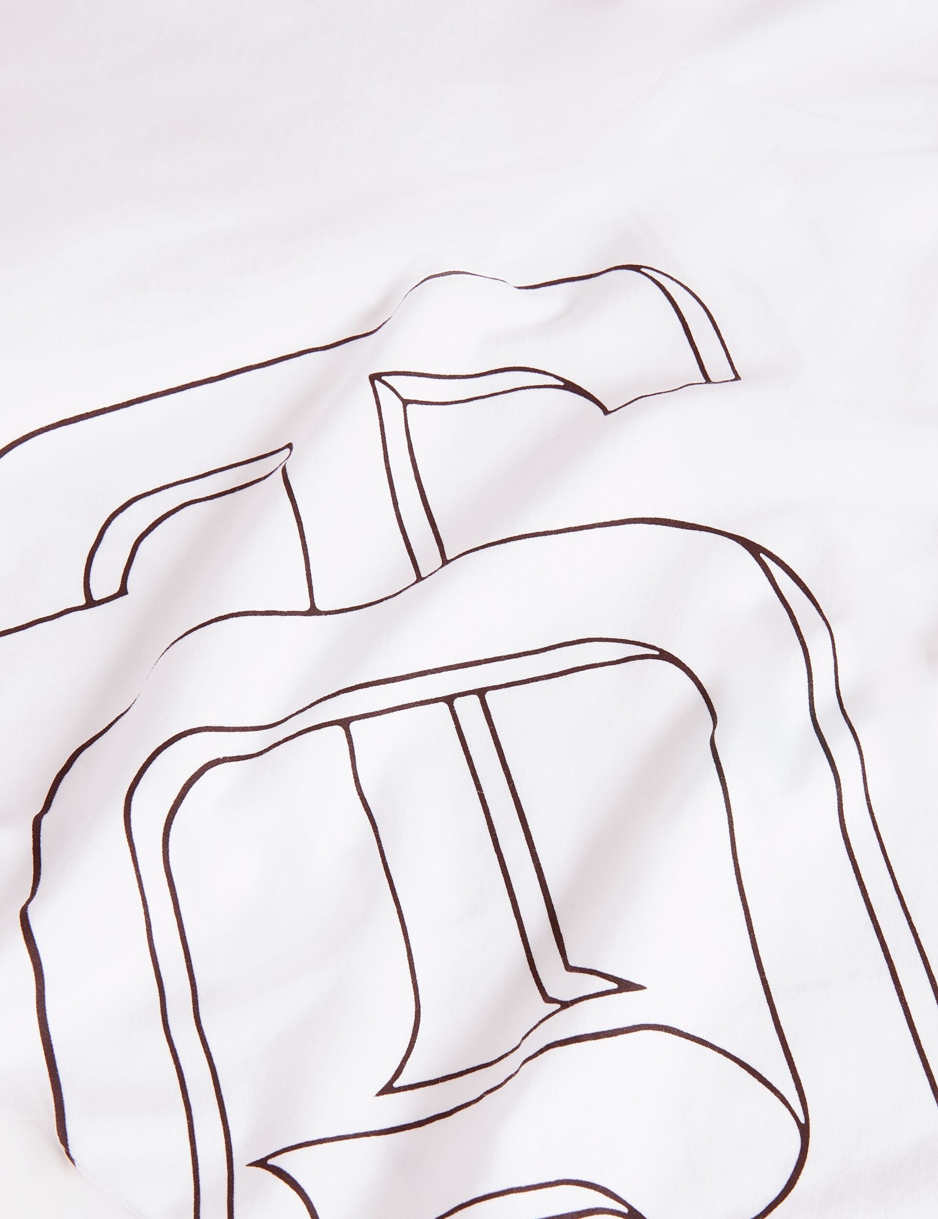 Ted Baker Craigey White Logo Graphic Crew Neck Cotton Tshirt