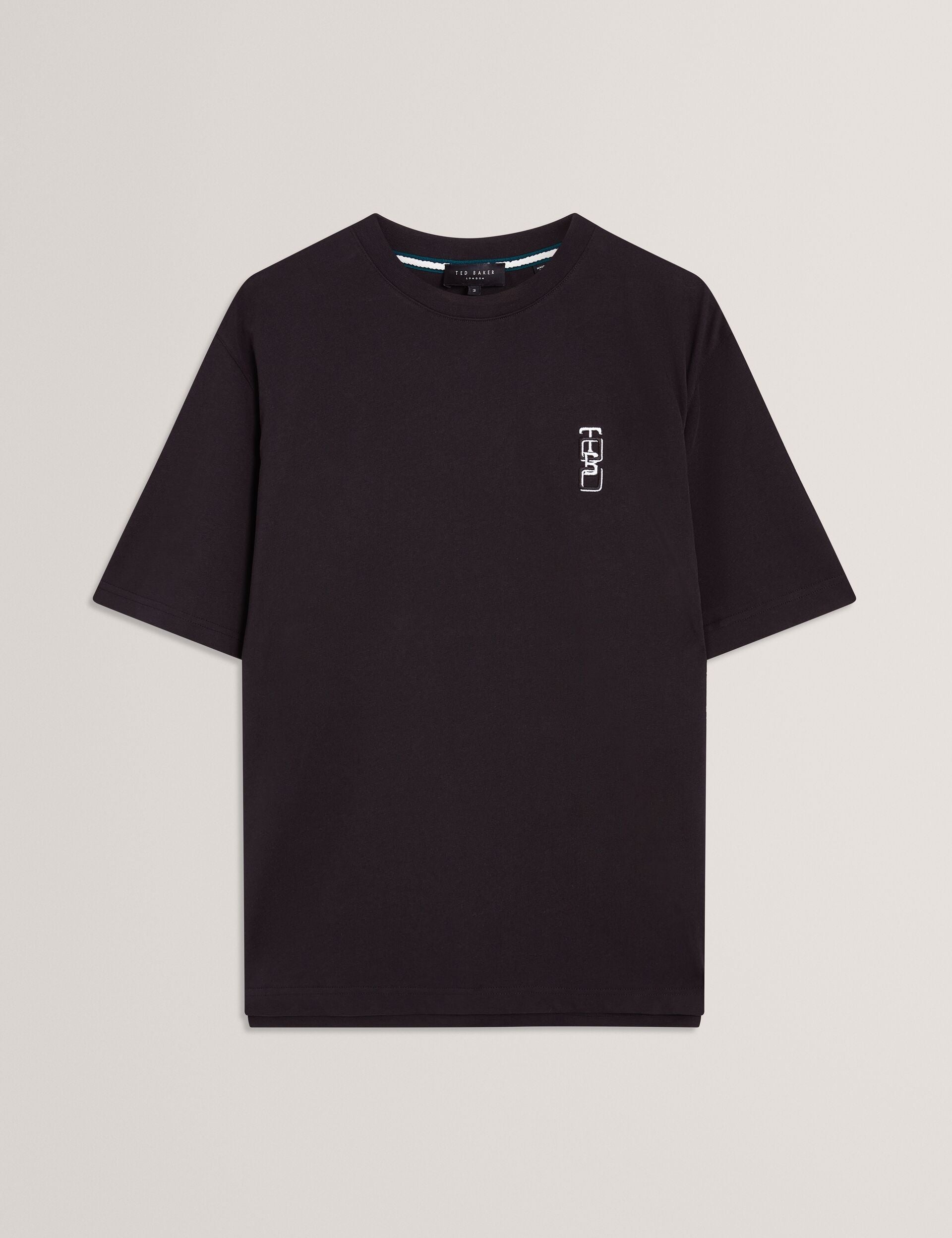 Ted Baker Kuyrt Embroidered Tb Logo Relaxed Tshirt