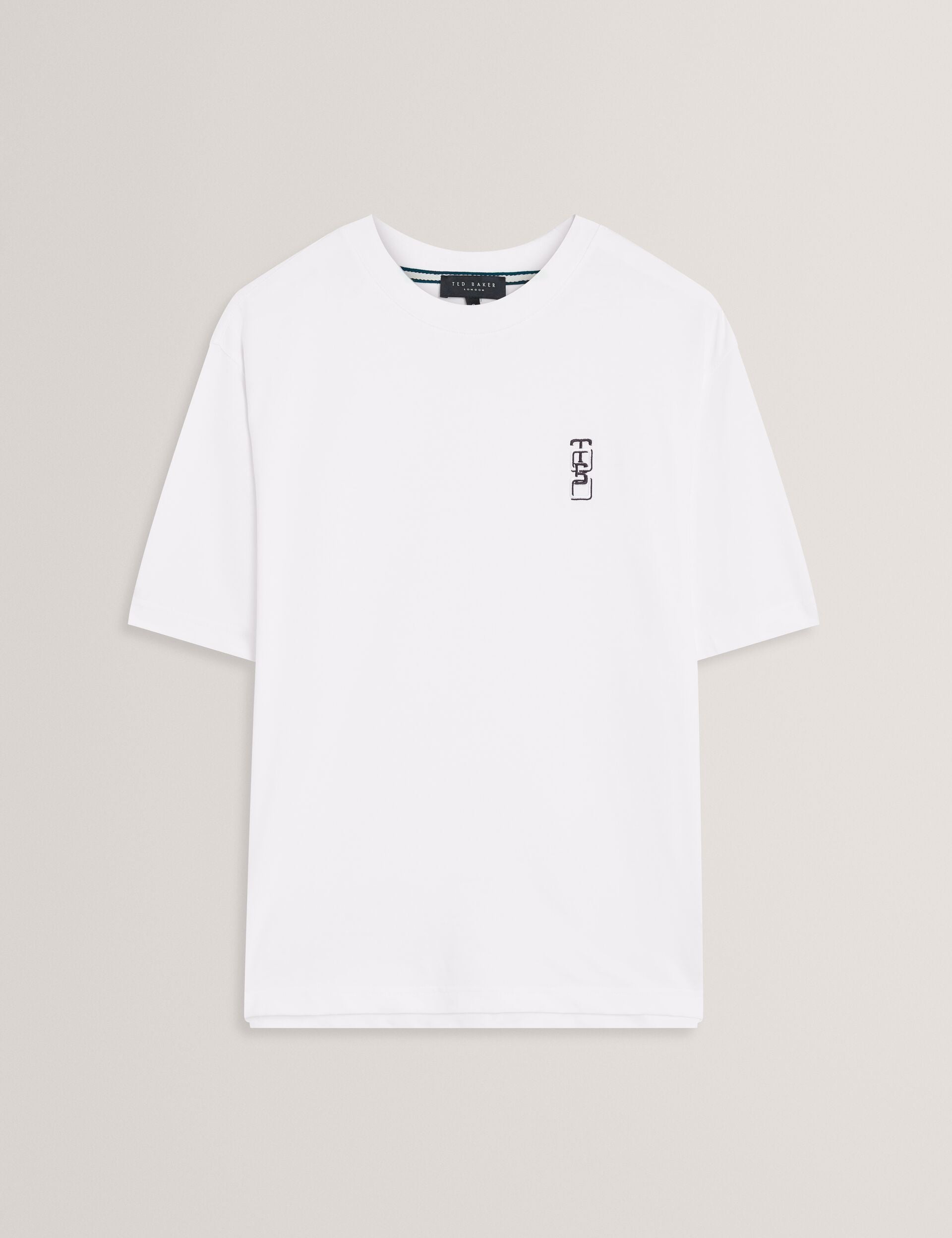 Ted Baker Kuyrt Embroidered Tb Logo Relaxed Tshirt