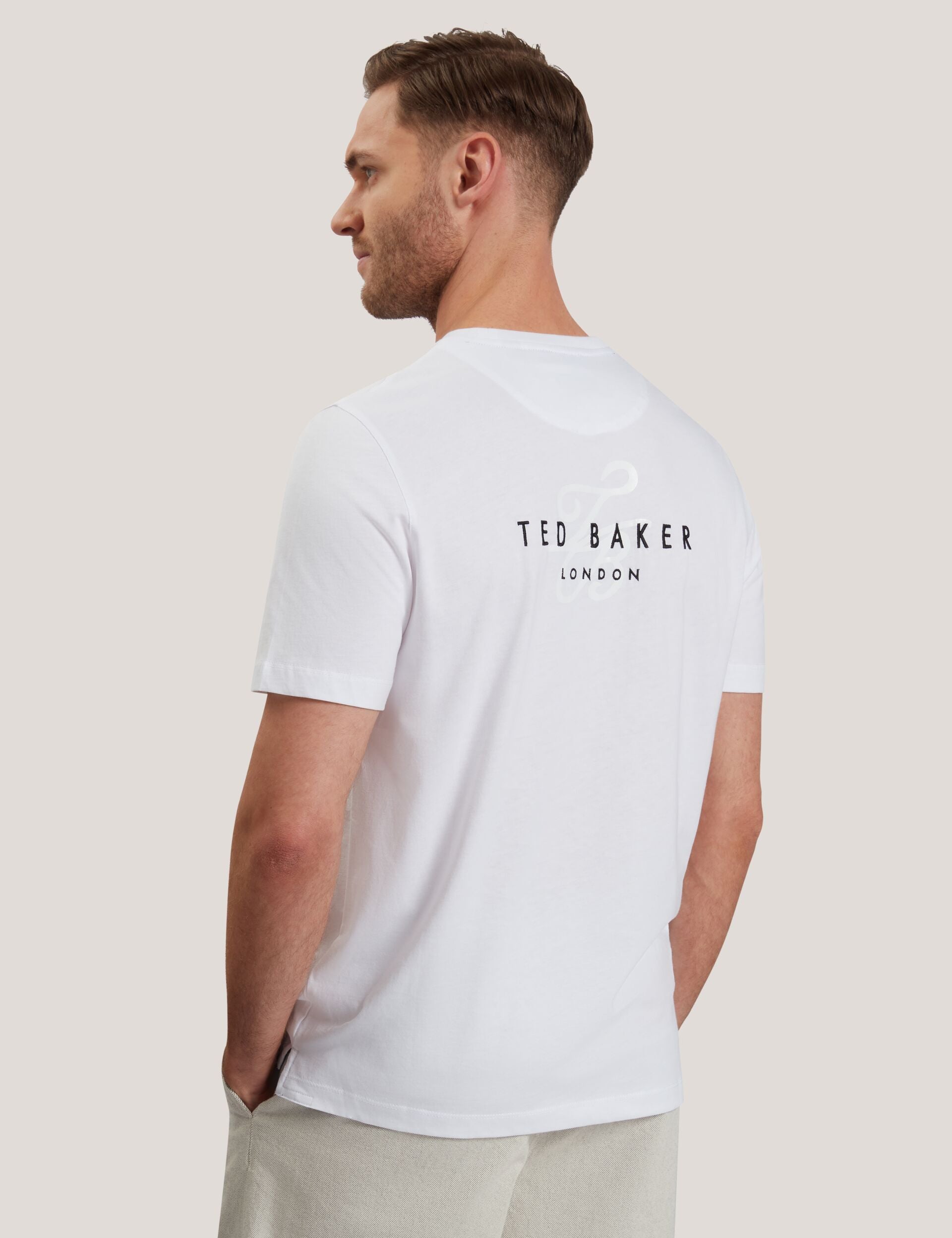 Ted Baker Tebars Branded Script T Shirt