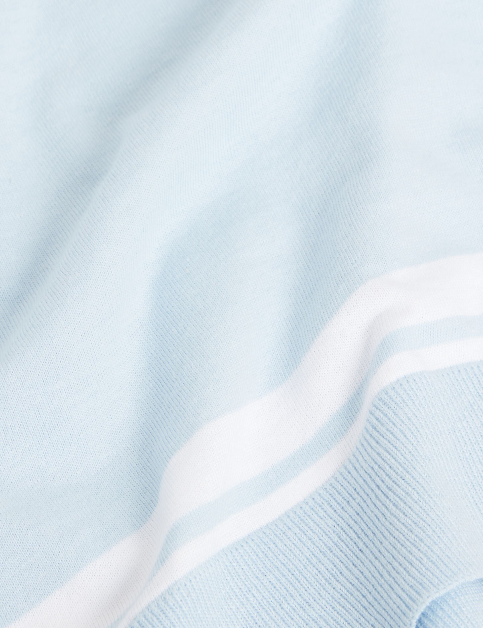Ted Baker Eauts Block Stripe Trim Cotton Knit Tshirt