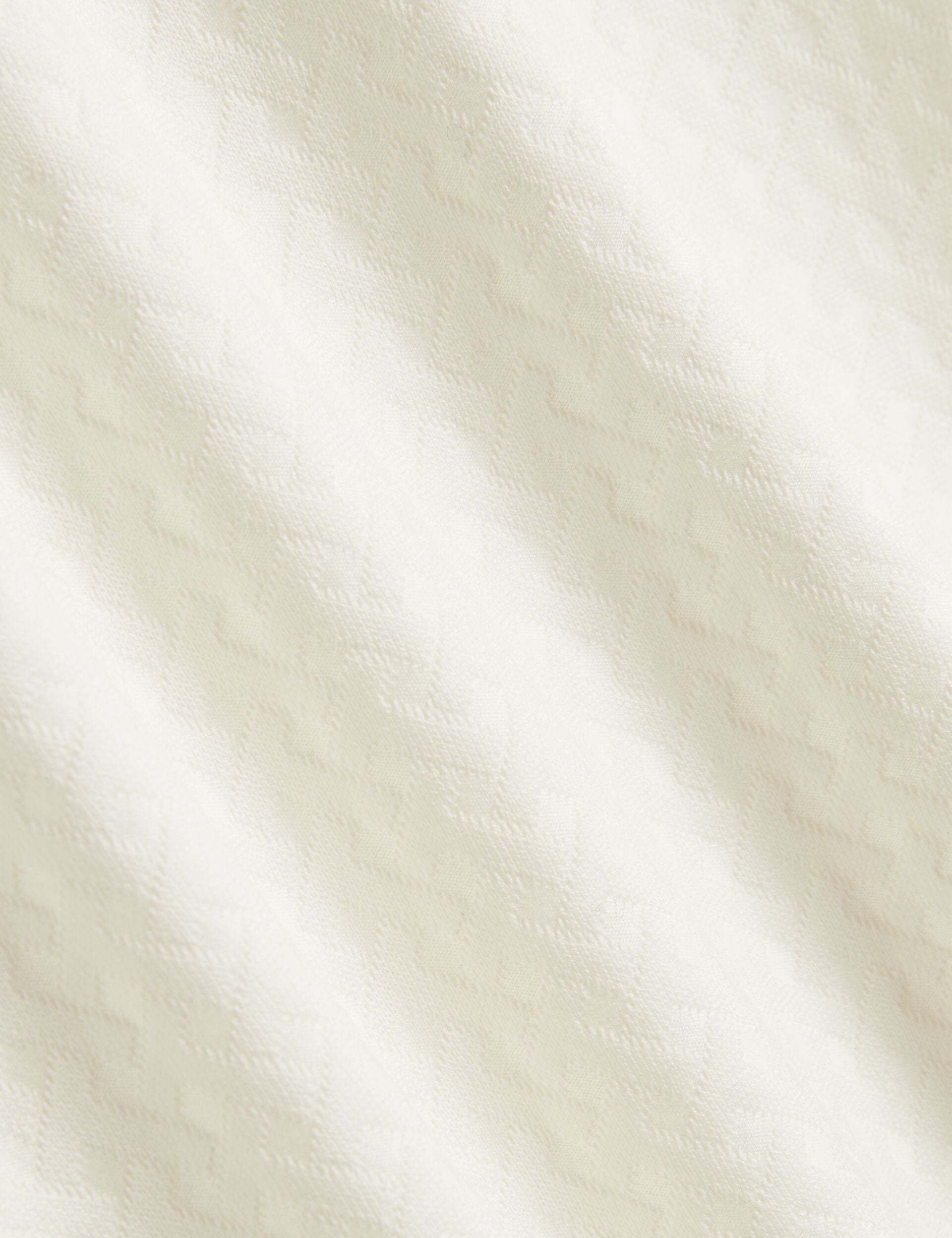 Ted Baker Hagen White Branded T Texture Cotton Tshirt
