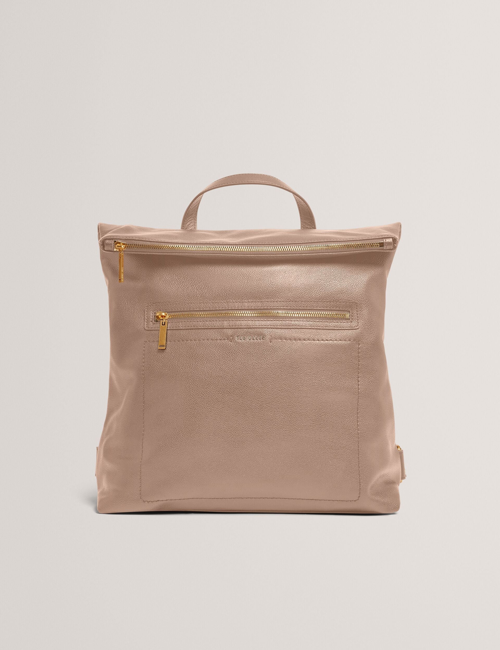 Ted Baker Luccea Branding Webbing Large Leather Backpack Women's
