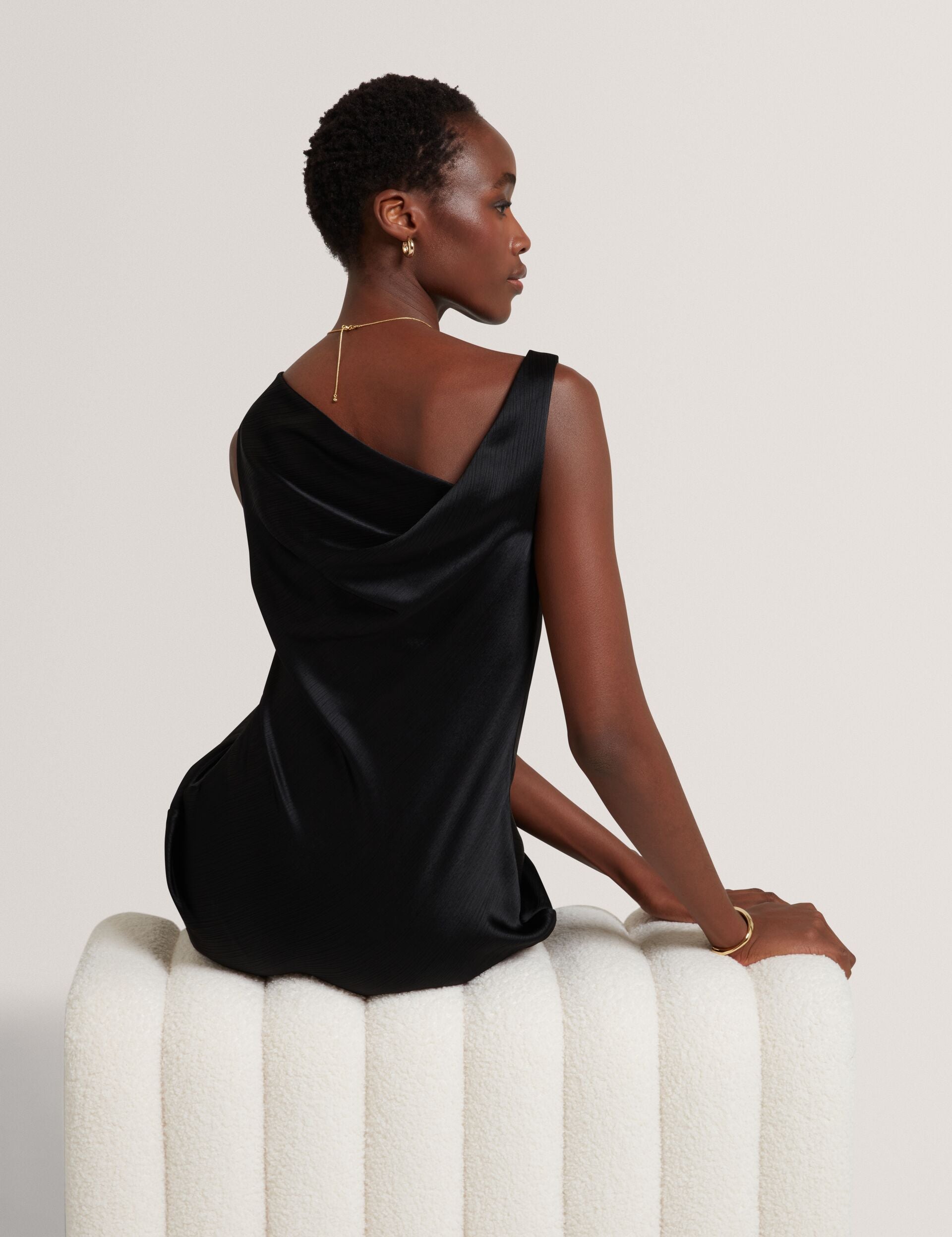 Ted Baker Miinta Satin Cowl Neck Midi Slip Dress Women's